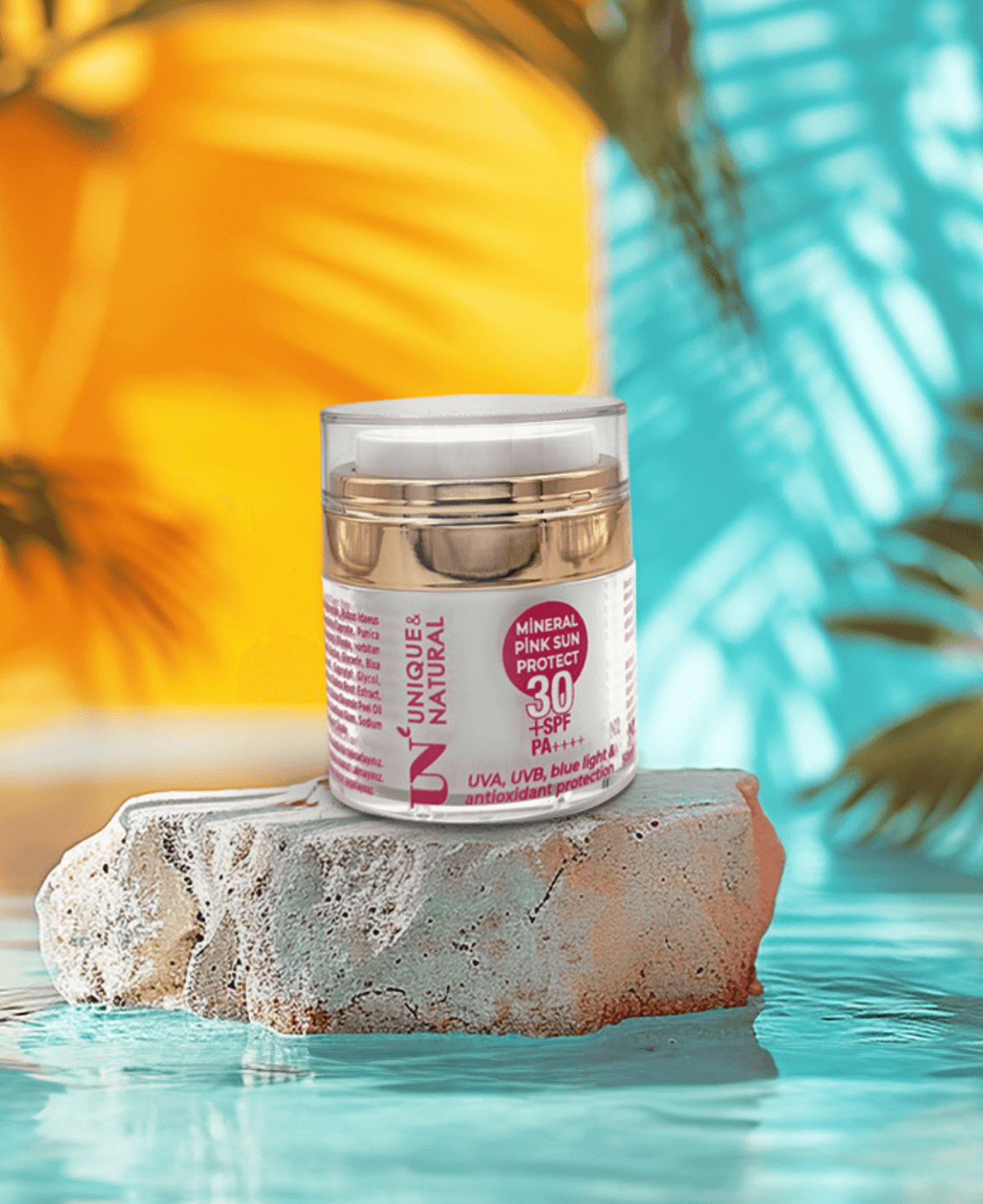 MINERAL PINK SUN PROTECT - Güneş Kremi (Su Bazlı)
