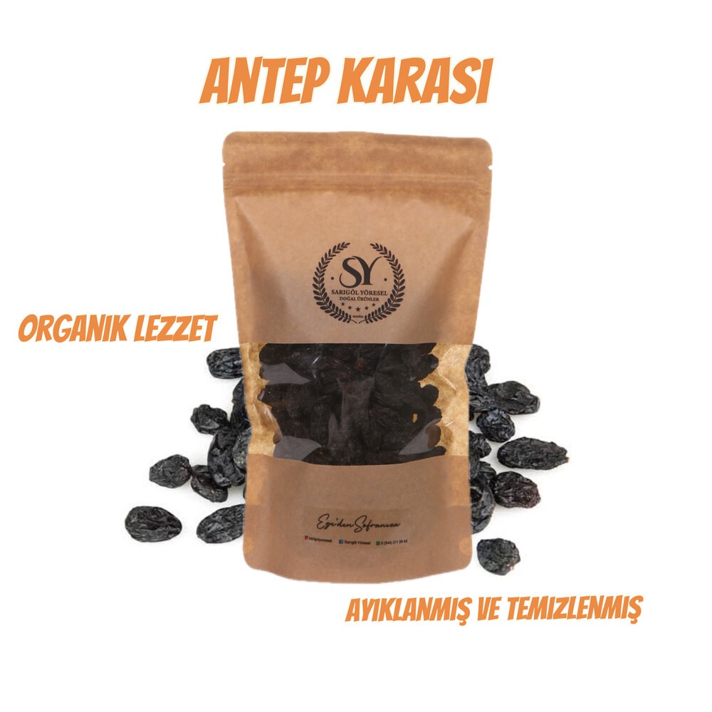 ANTEP KARASI KURU ÜZÜM 500 gr