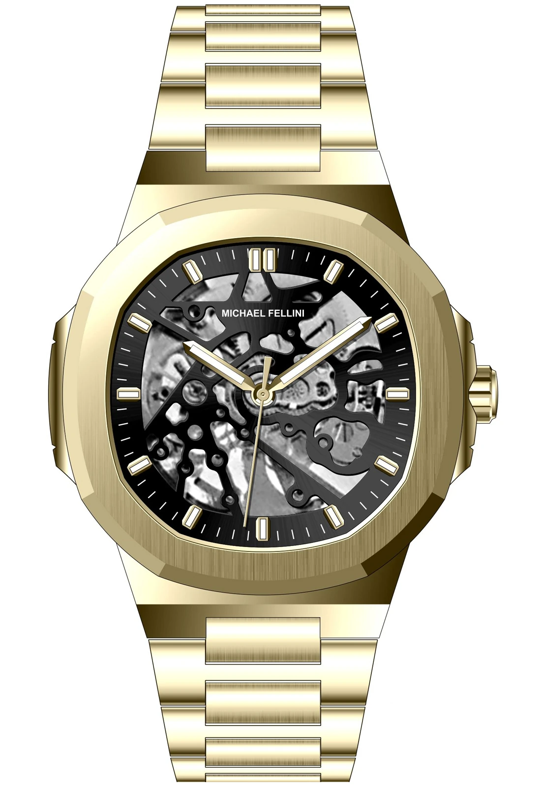 2472 Erkek Kol Saati - Altın