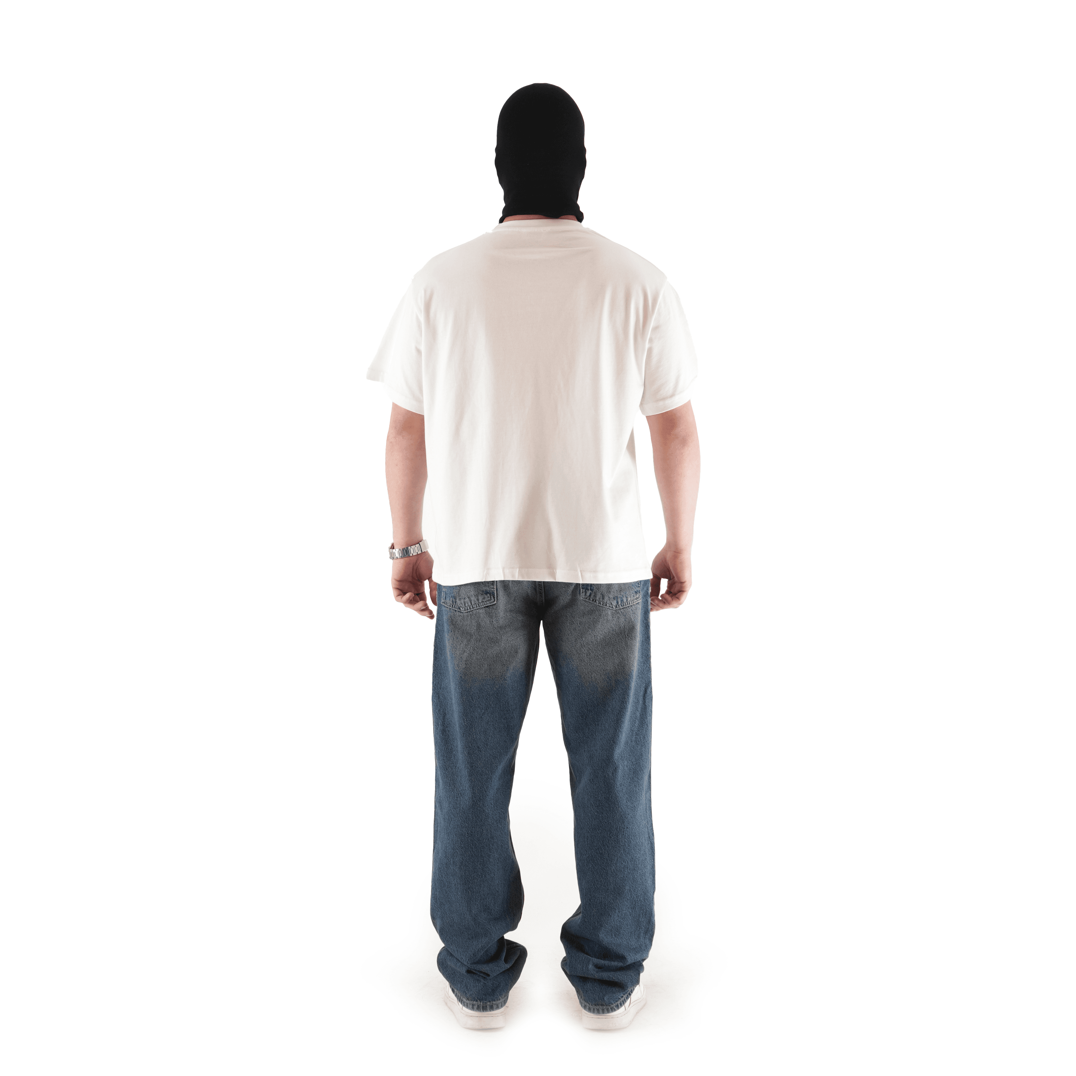 Sewn Stage x MOB Eskitme Mavi Baggy Pantolon
