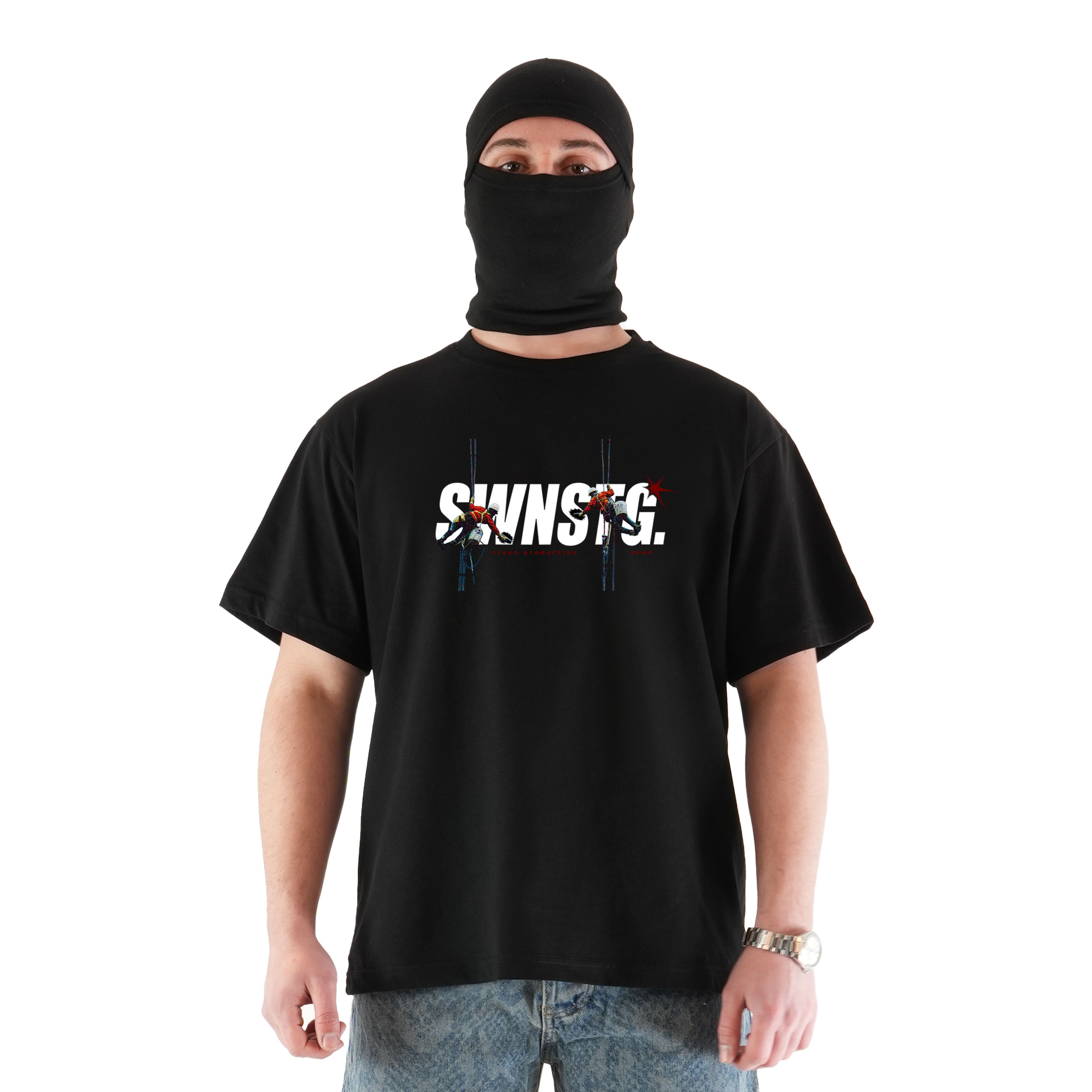 SEWN STAGE CLEANING PREMIUM OVERSIZE T-SHIRT