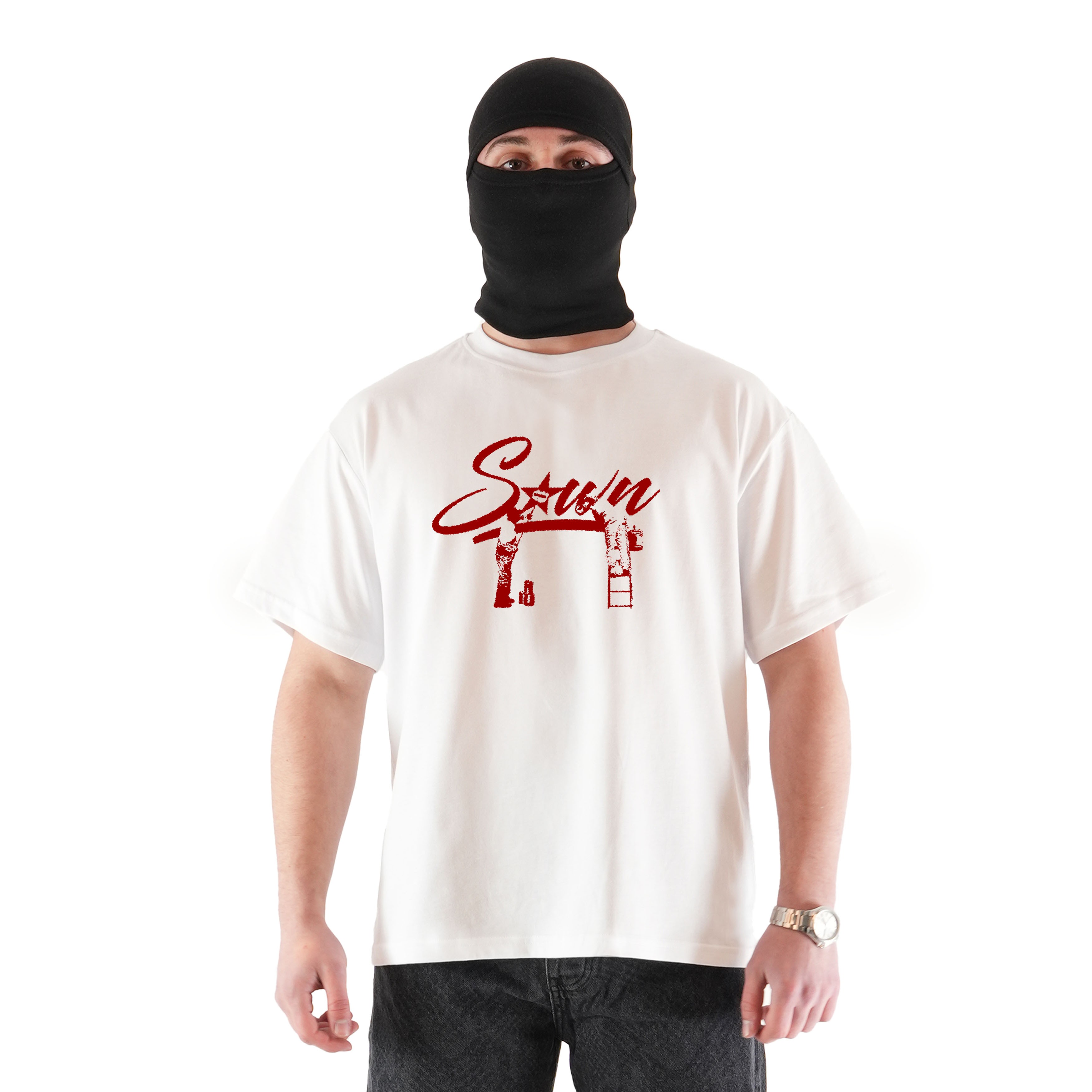 SEWN STAGE PAINTER PREMIUM OVERSIZE T-SHIRT