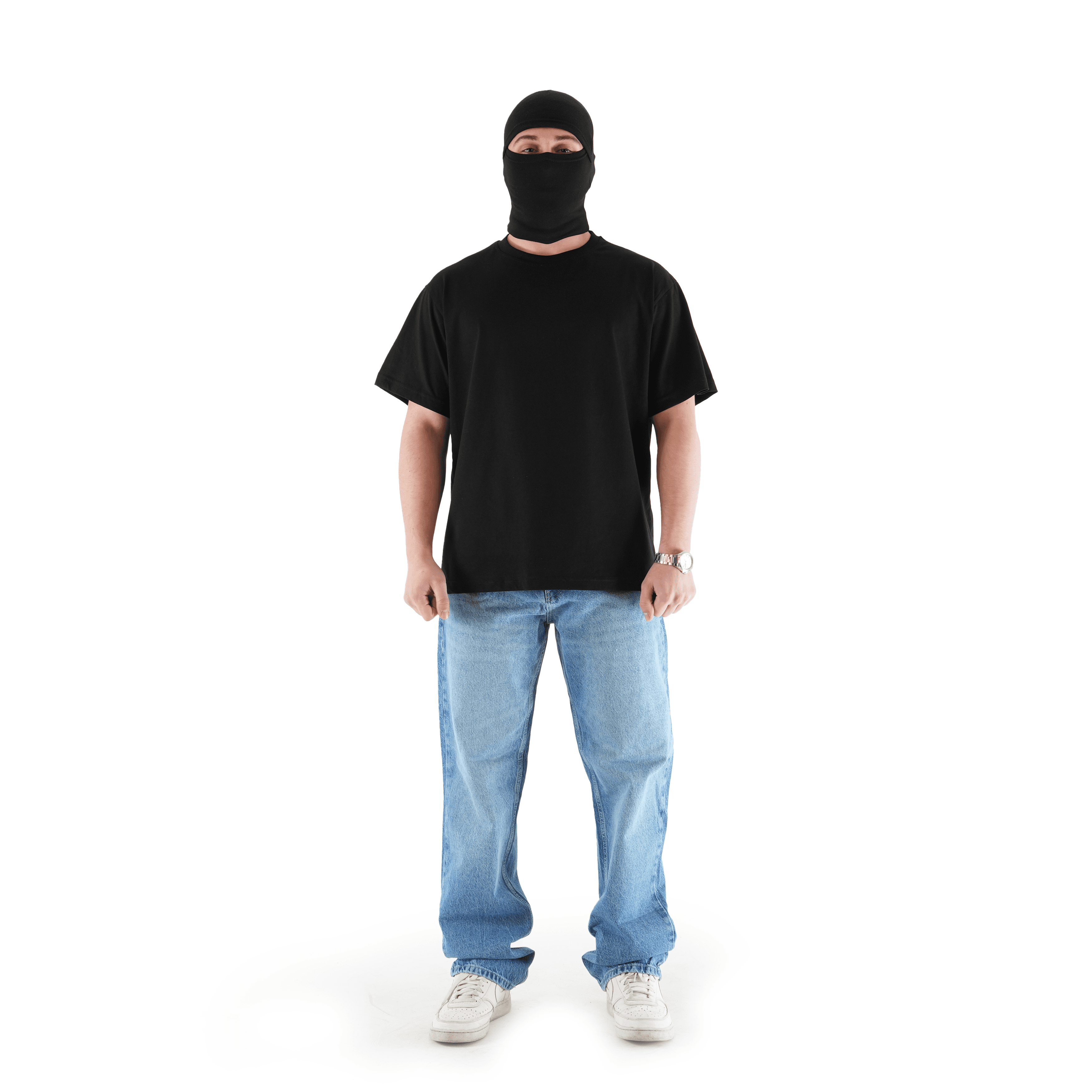 Sewn Stage x MOB Buz Mavisi Baggy Pantolon