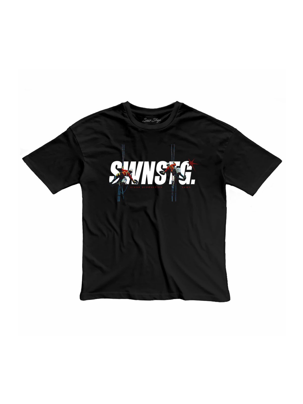SEWN STAGE CLEANING PREMIUM OVERSIZE T-SHIRT