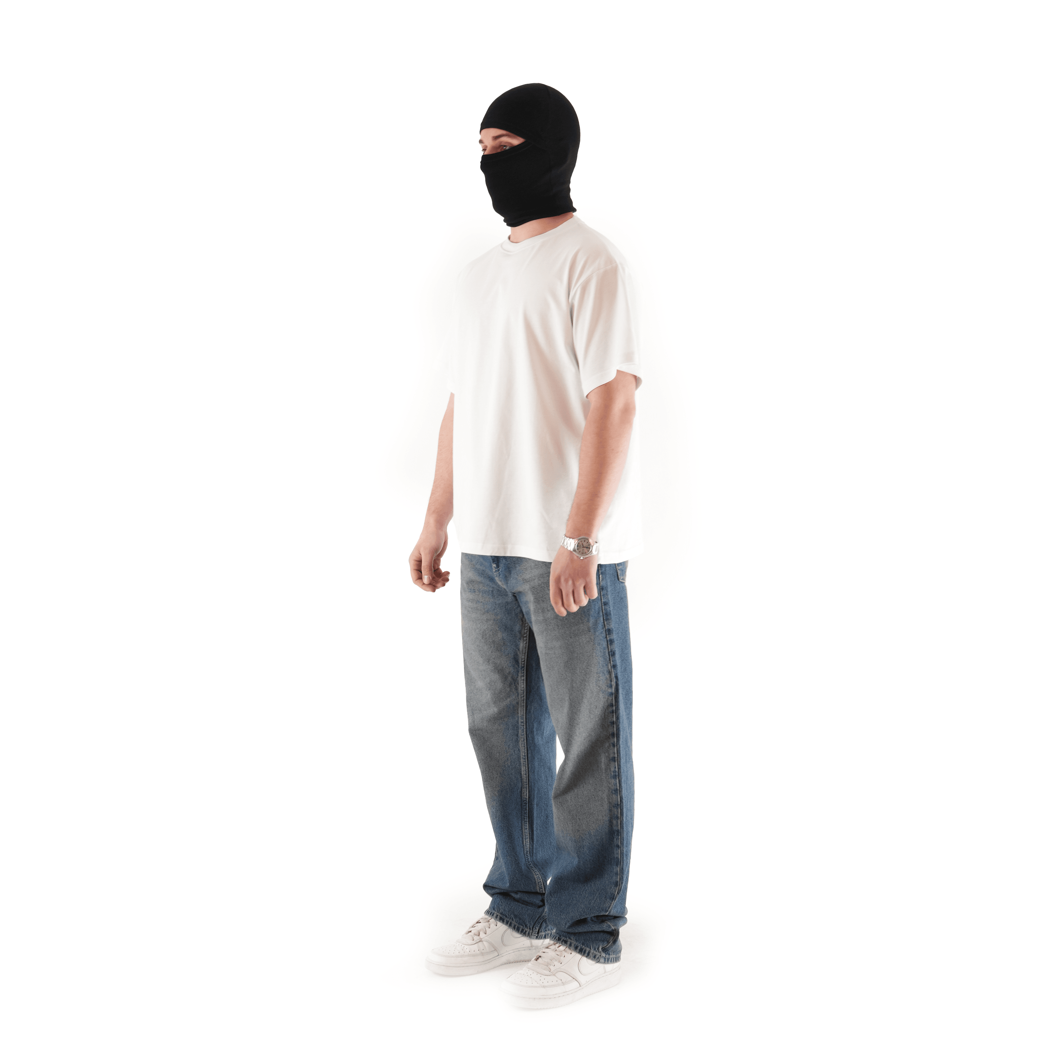 Sewn Stage x MOB Eskitme Mavi Baggy Pantolon