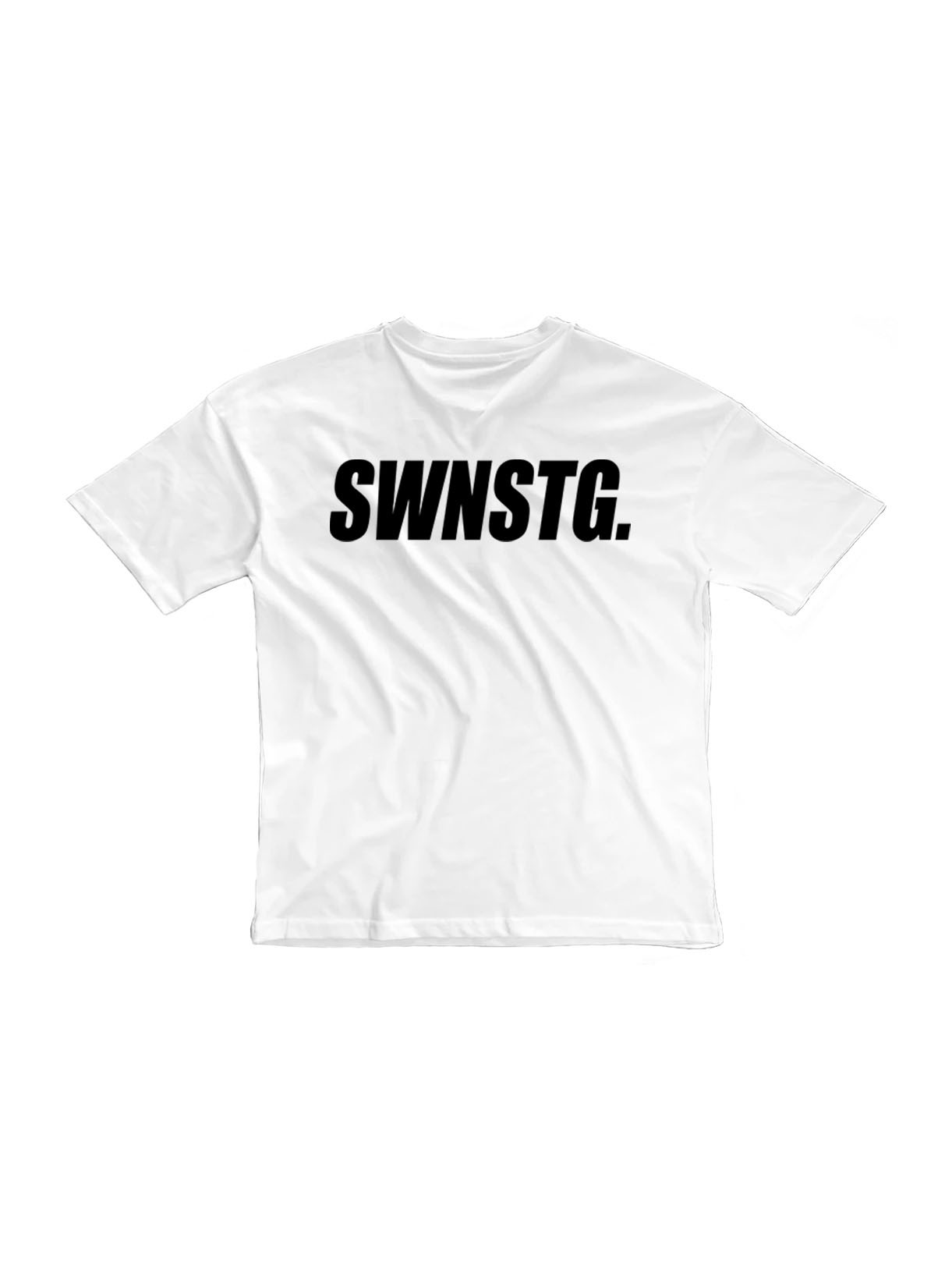 'SWNSTG' Büyük Orta Oversize Tişört