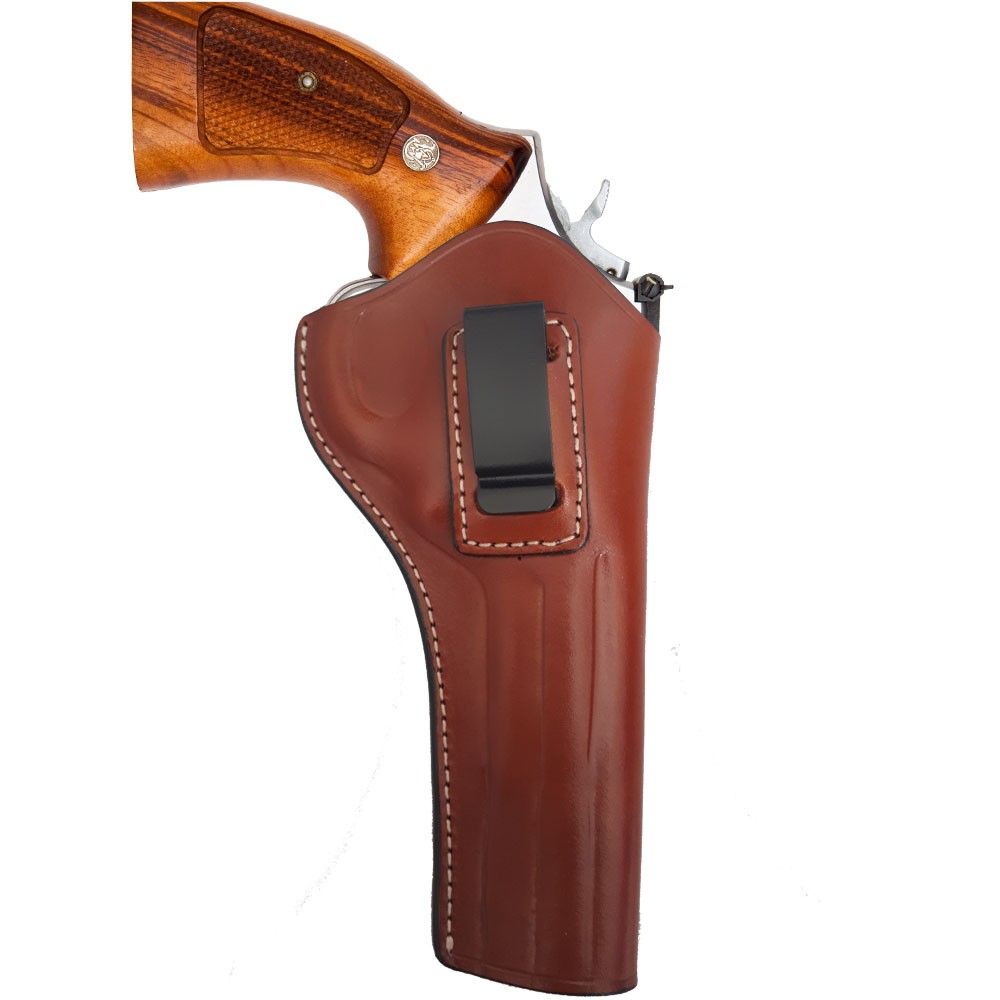 IWB Leather Holster for Smith and Wesson (Model 586/686/48/17/48/629) Ruger GP100 (1704/1707/1759) | 6 Round-6" Inch Barrels