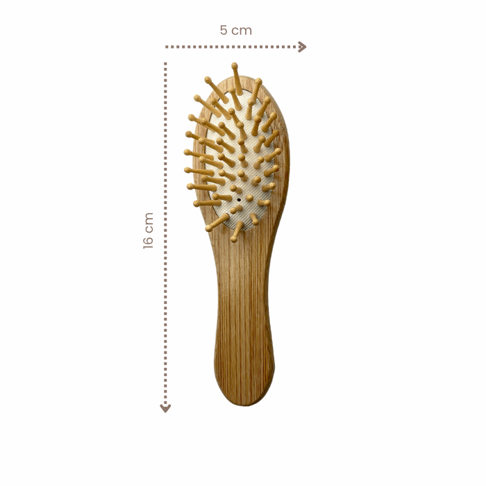 Bebekler İçin Özel Tasarım İnce Model Bambu Tarağı 