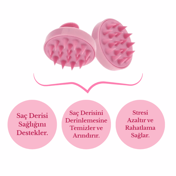 Doğal At Kılı Selülit Fırçası + Yüz Temizleme Fırçası + Saç Masaj Aleti