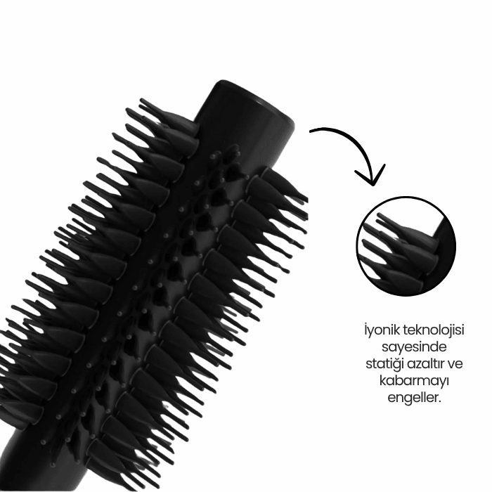 Heat Resistant Blow Dry Brush Isıya Dayanıklı Fön Fırçası