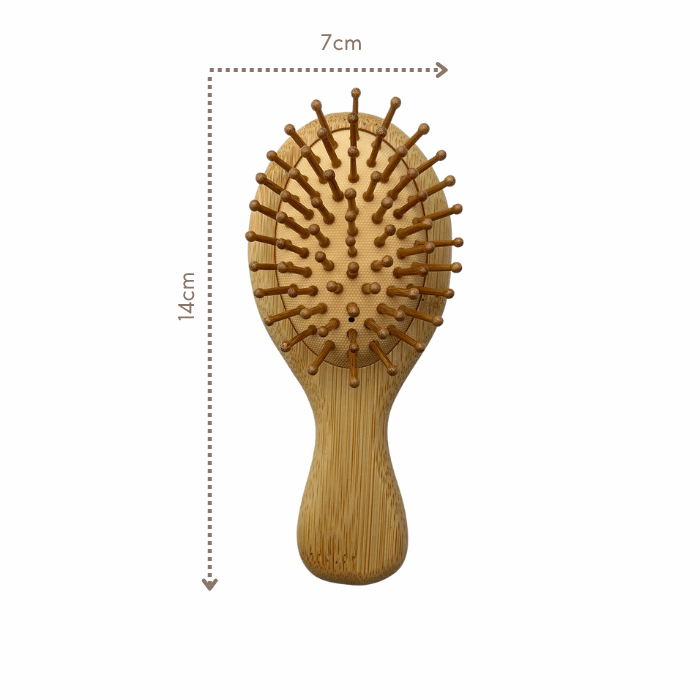 Bebekler İçin Özel Tasarım Geniş Model Bambu Tarağı 