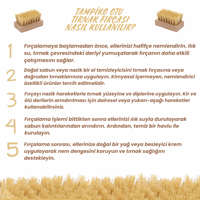 Tampiko Otu Tırnak Fırçası