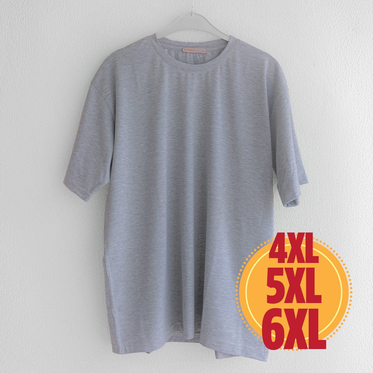 T-Shirt / Outsize - Melange Grey