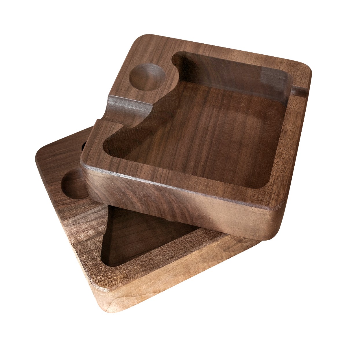 RHO Ashtray (2 pieces) / Walnut Wood