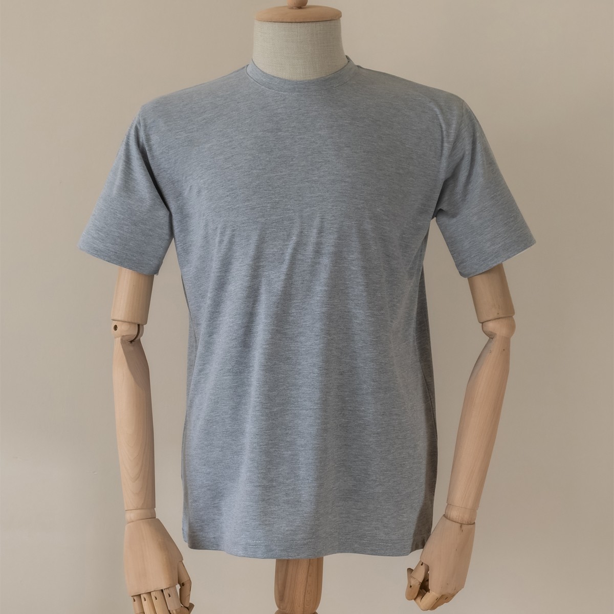 Basic T-Shirt - Melange Grey