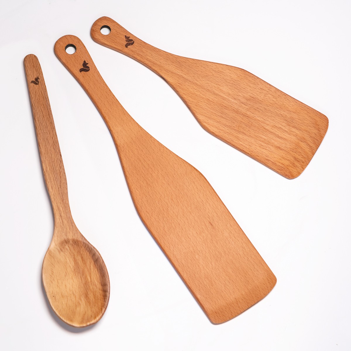 Wooden Spatula and Spoon Set