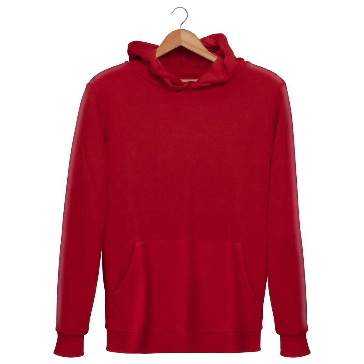 Hoodie with Pockets - Red