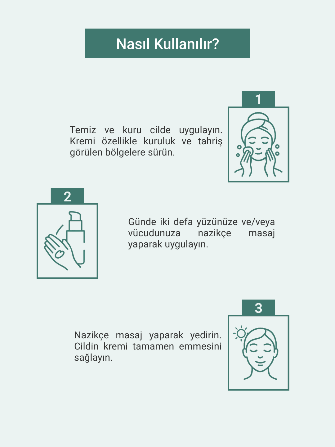 Çok kuru ve yıpranmış ciltler için emoliyent bakım kremi