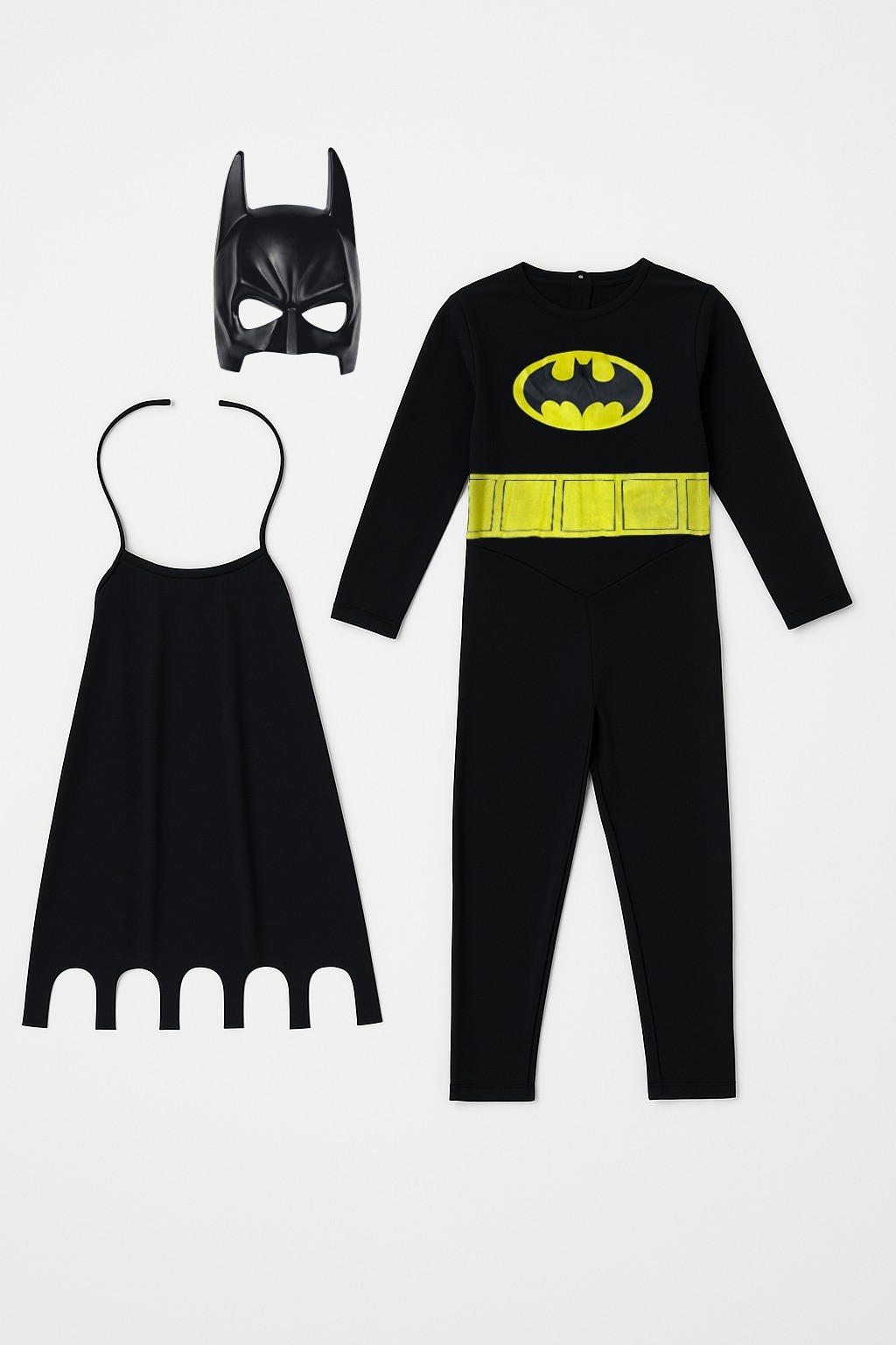 Batman Erkek Çocuk Kostümü 2 Maskeli