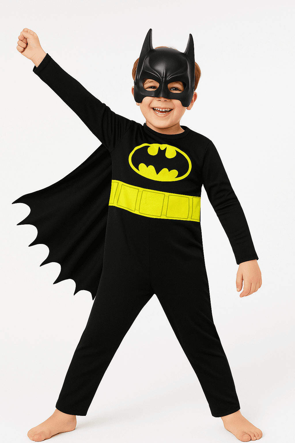 Batman Erkek Çocuk Kostümü 2 Maskeli
