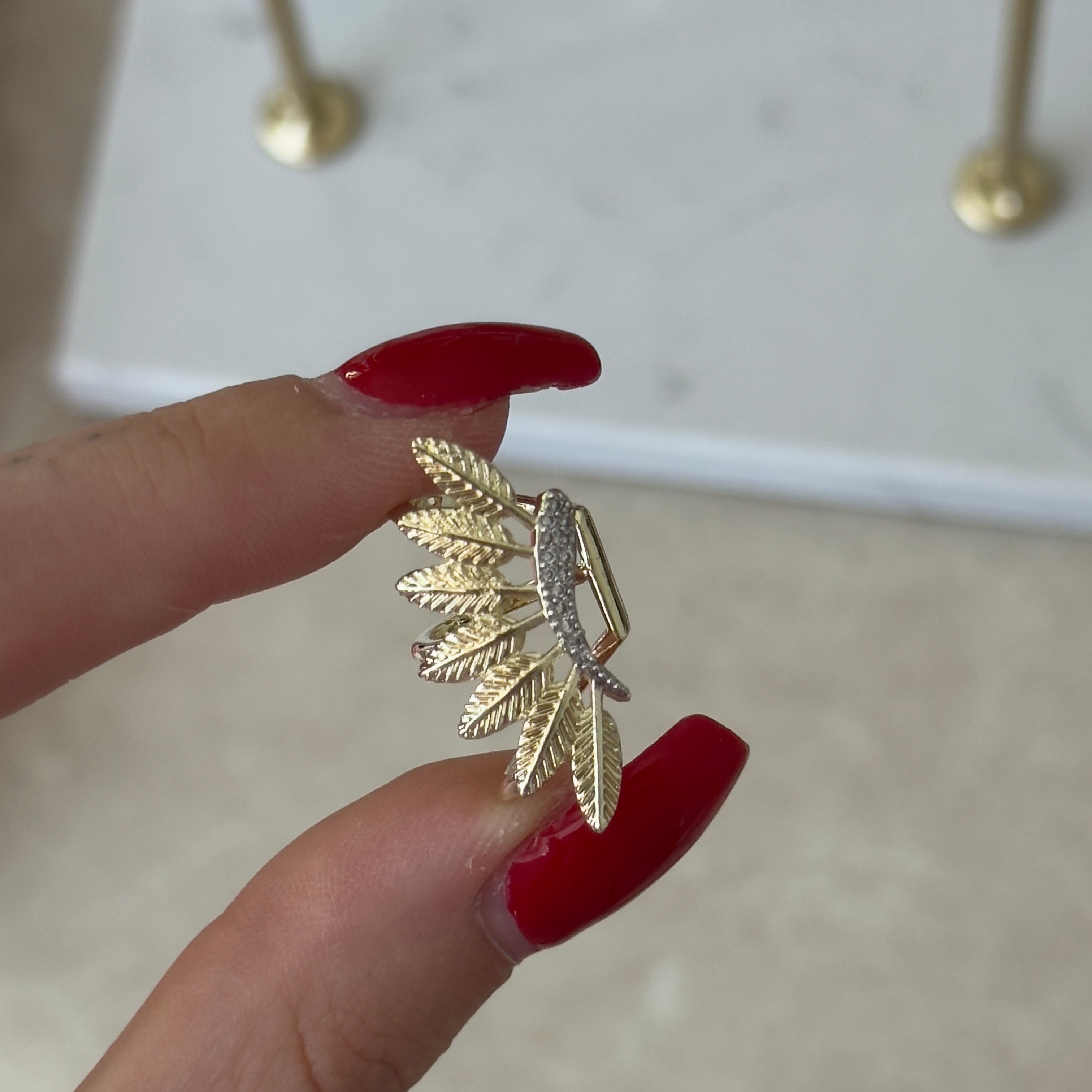 Yaprak Earcuff (kıkırdak) 
