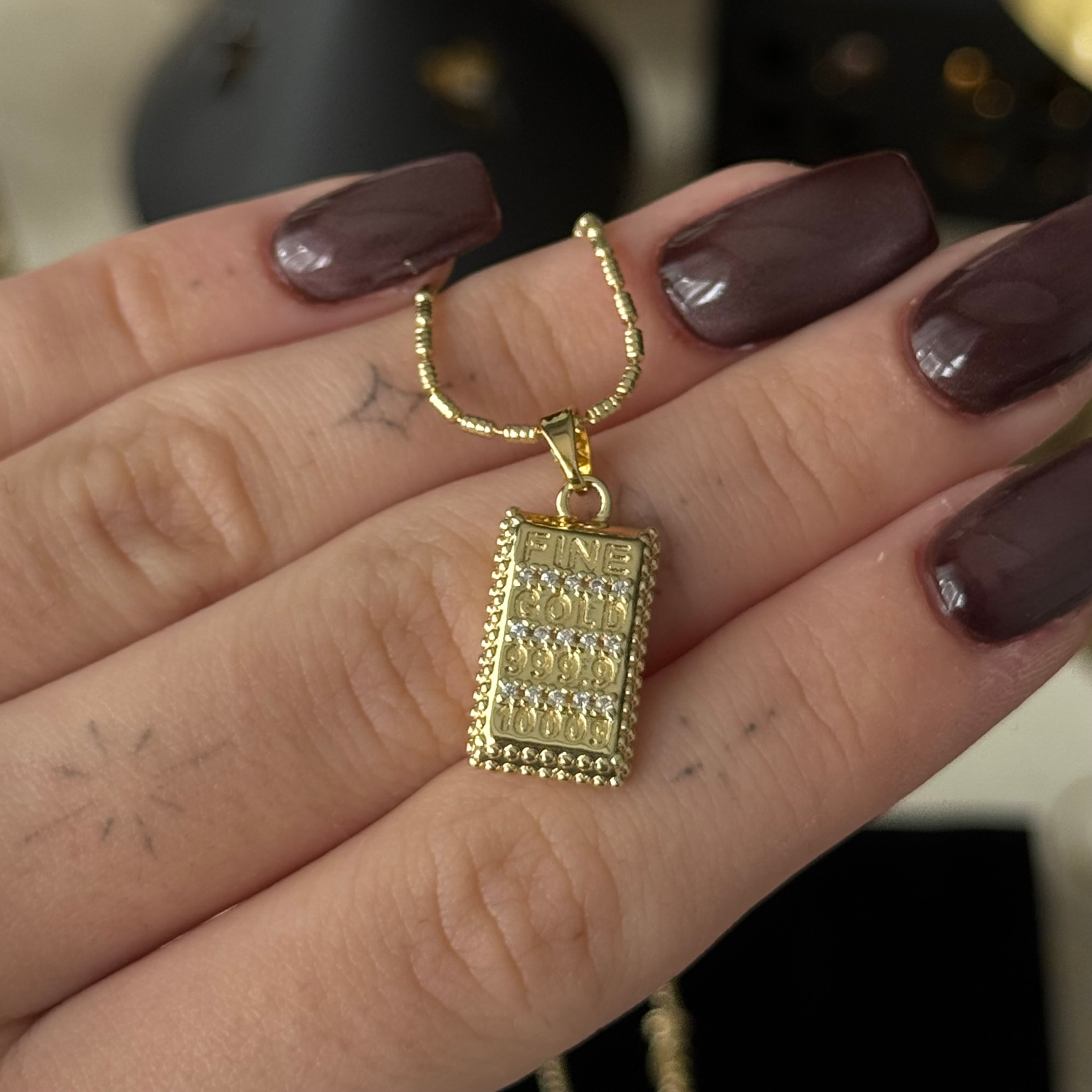 Çelik Fine Gold Kolye