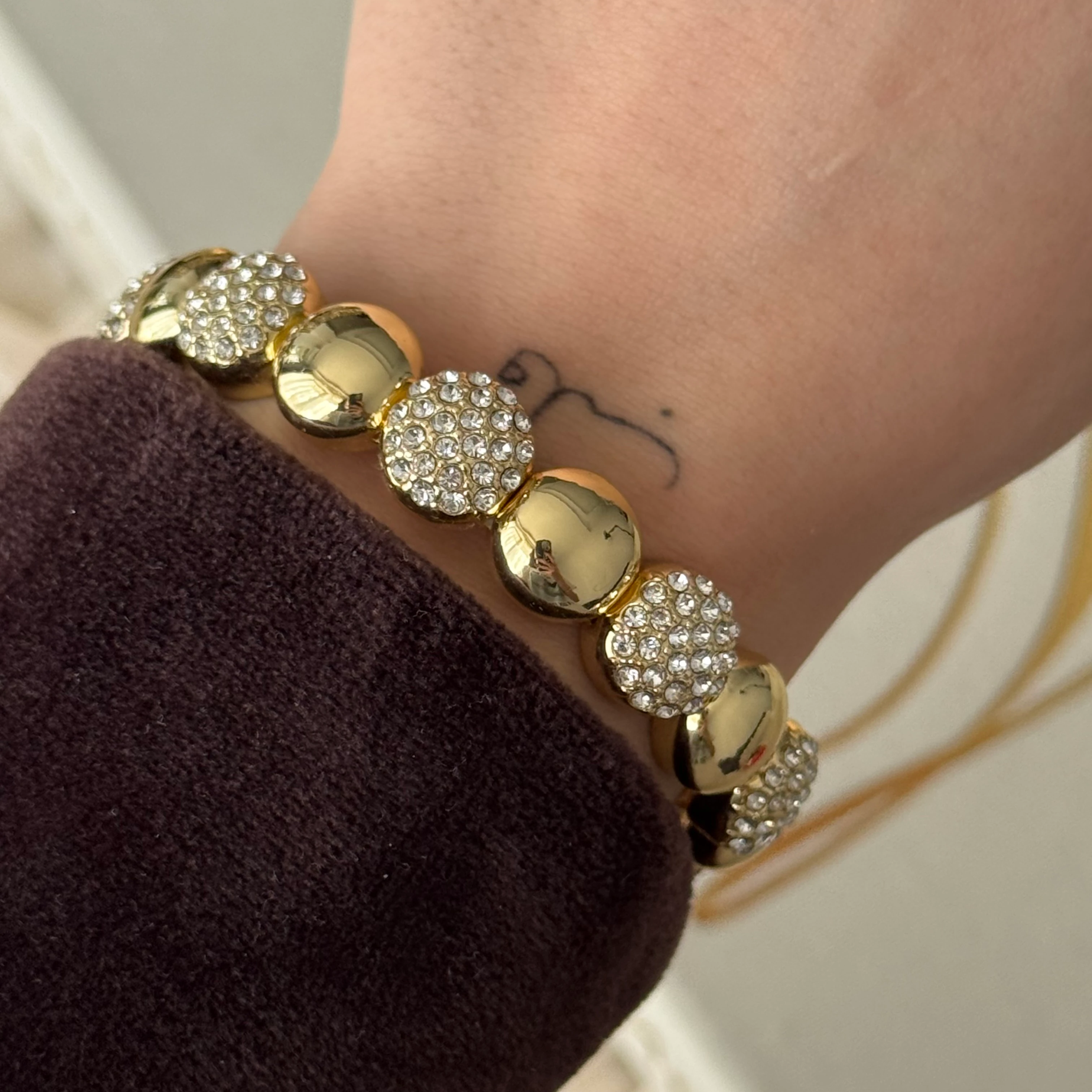 Taşlı Lastik Bileklik