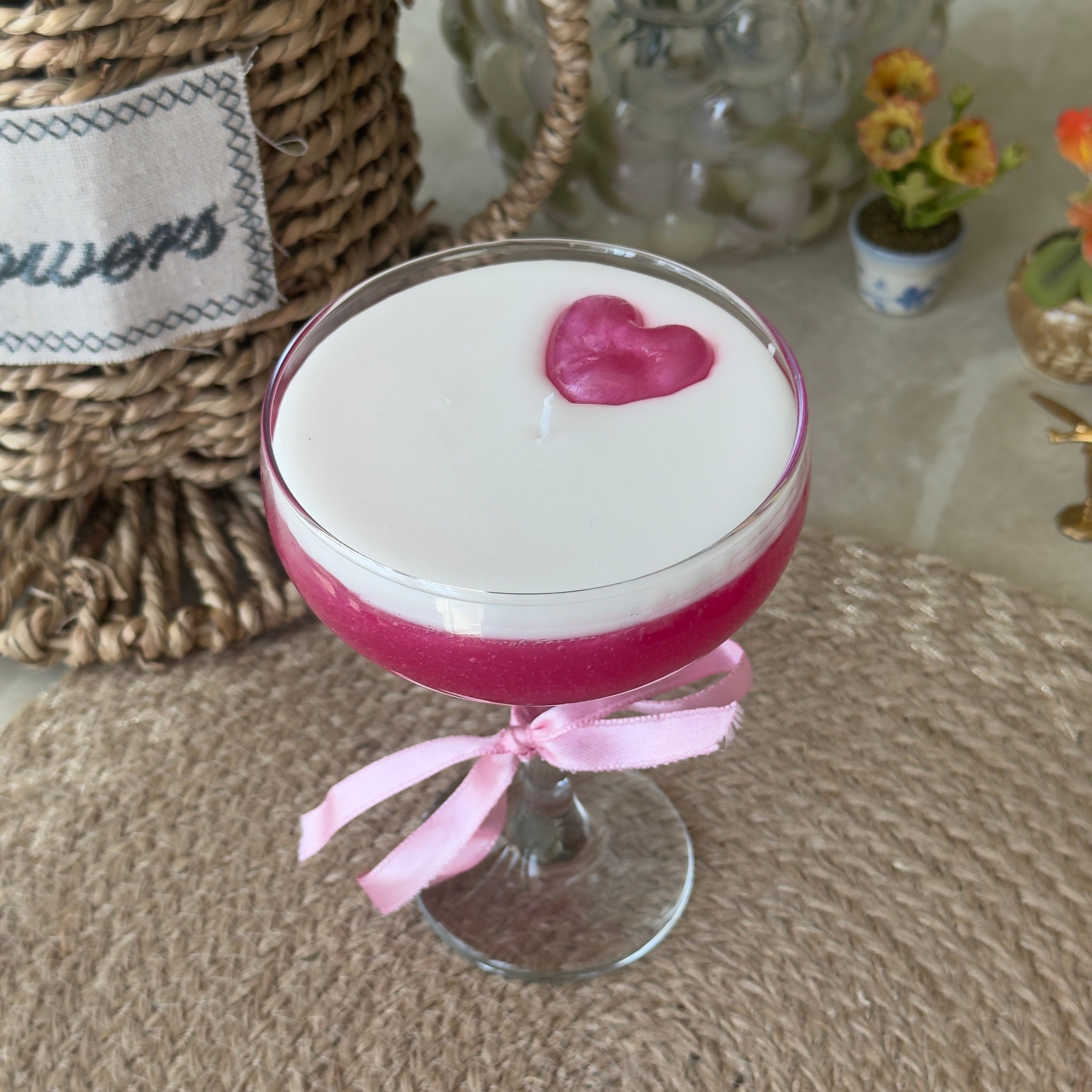 Pink Glass Mum