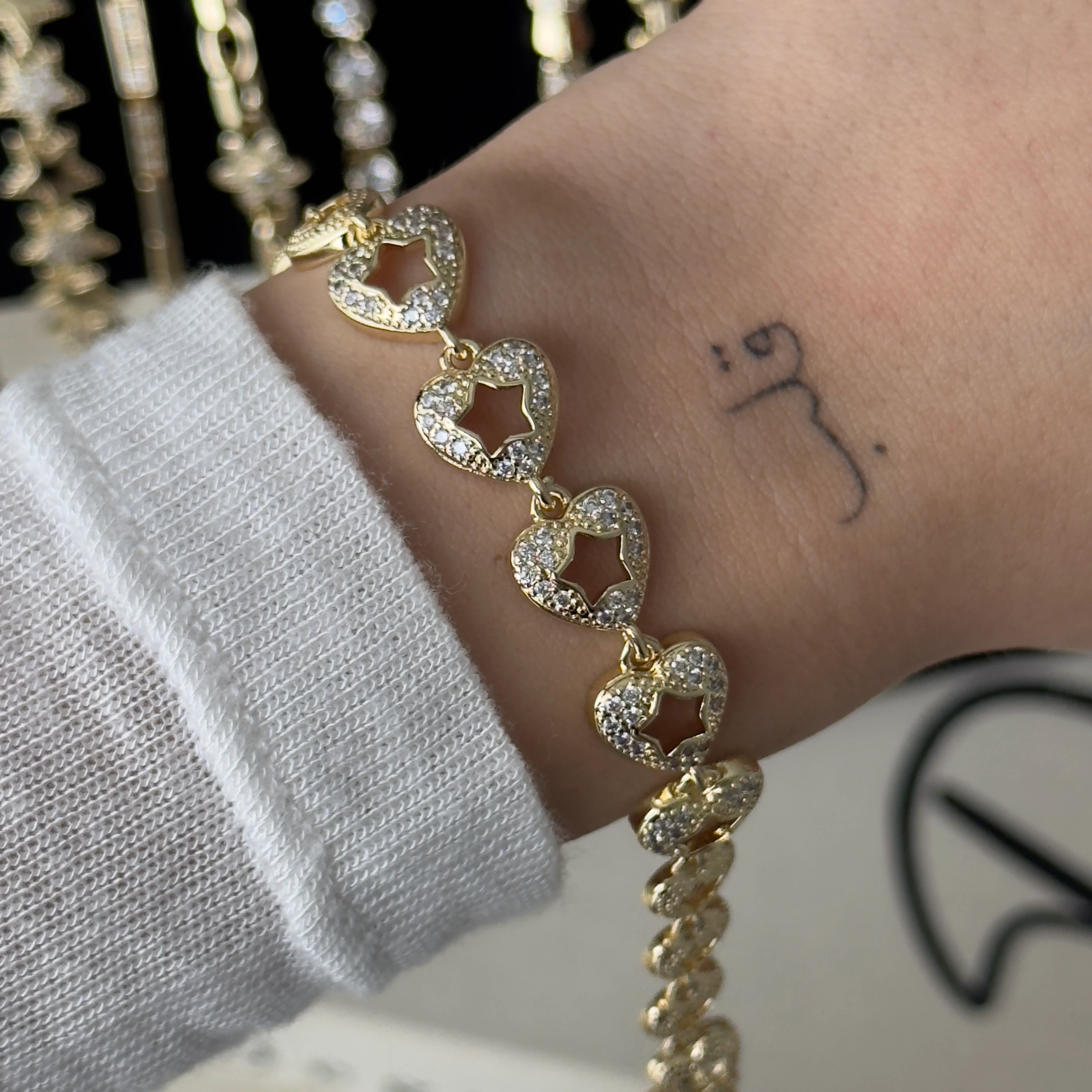 Heart with Star Bileklik