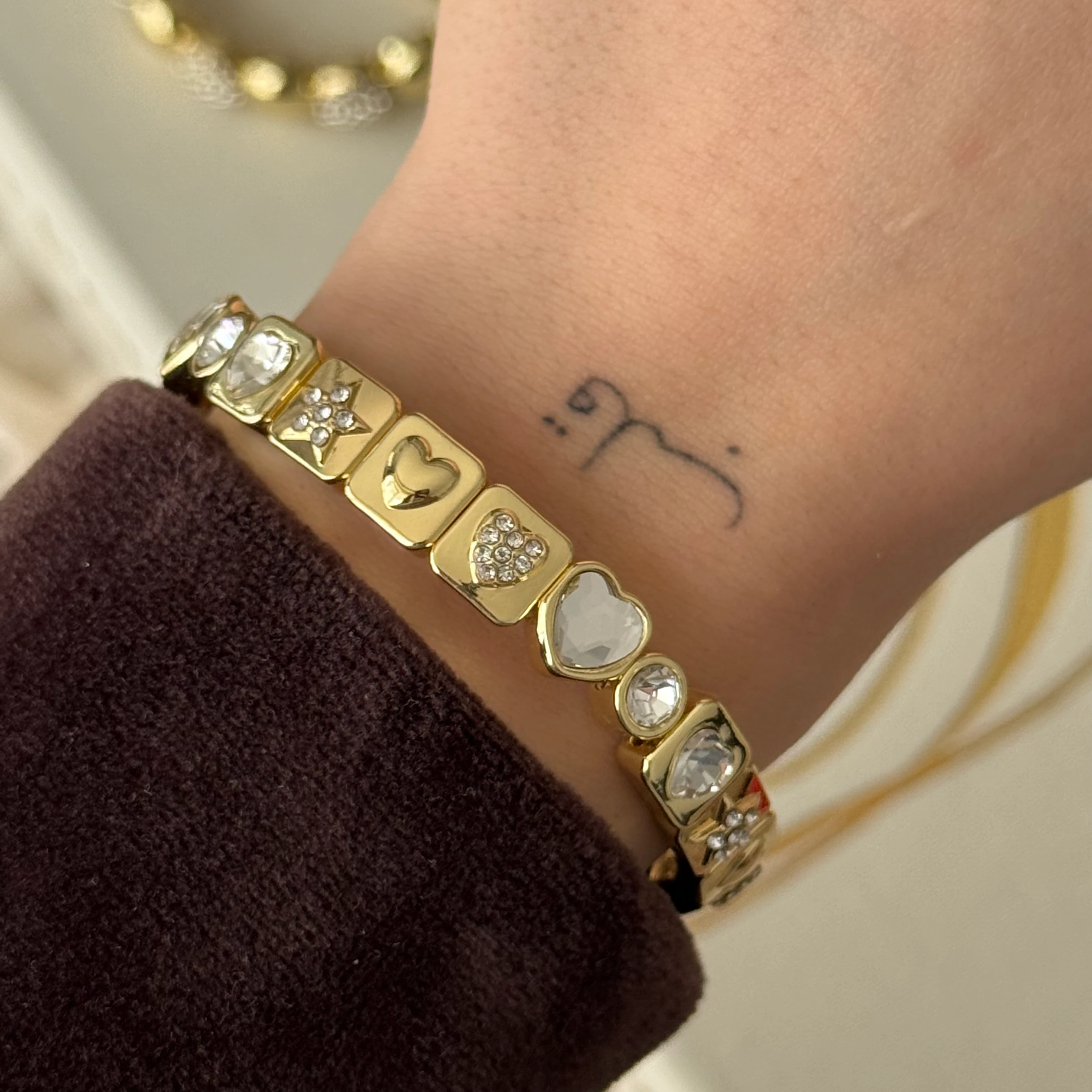 Heart Lastik Bileklik