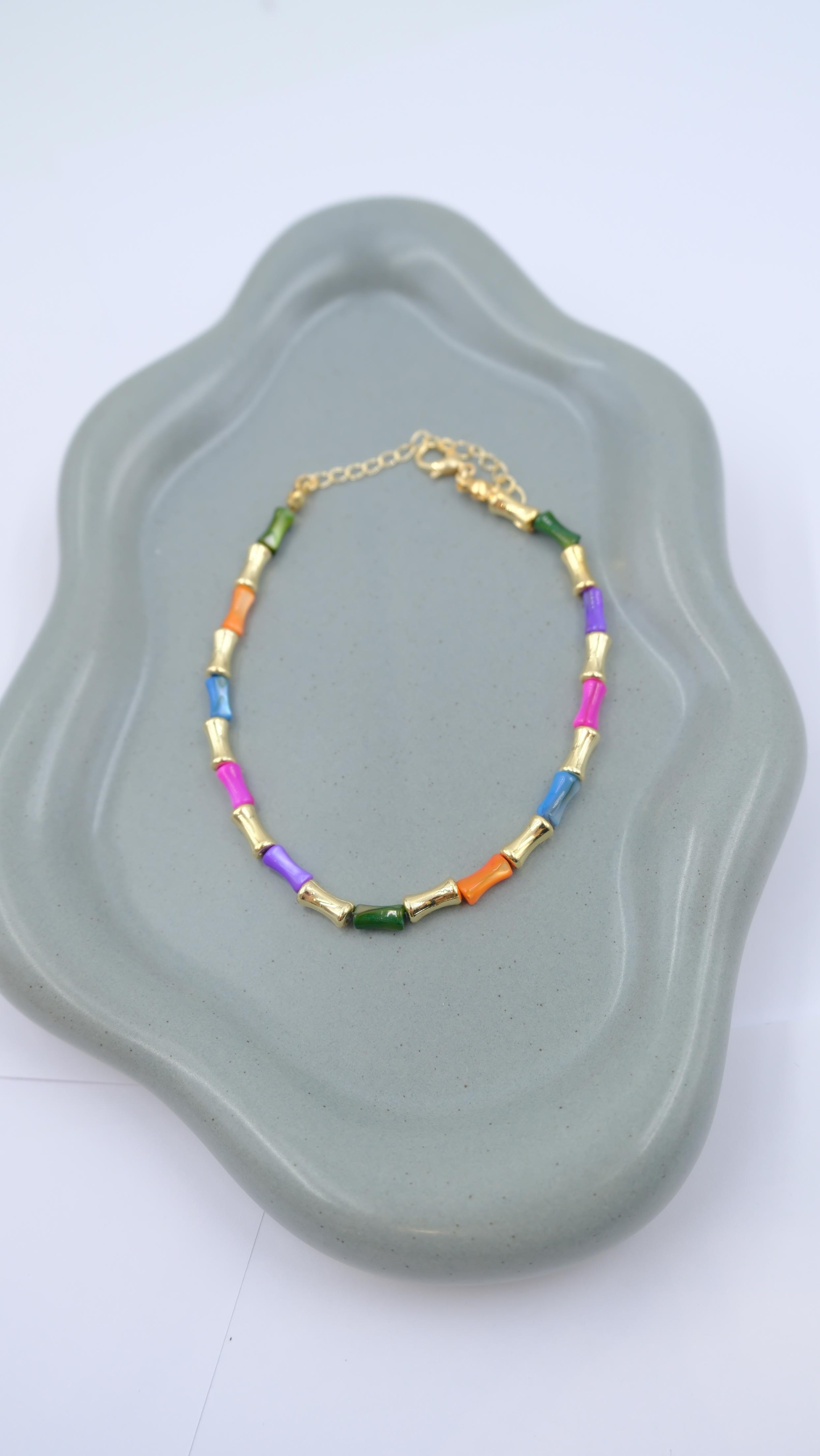 Gold Boru Plaka Rainbow Halhal