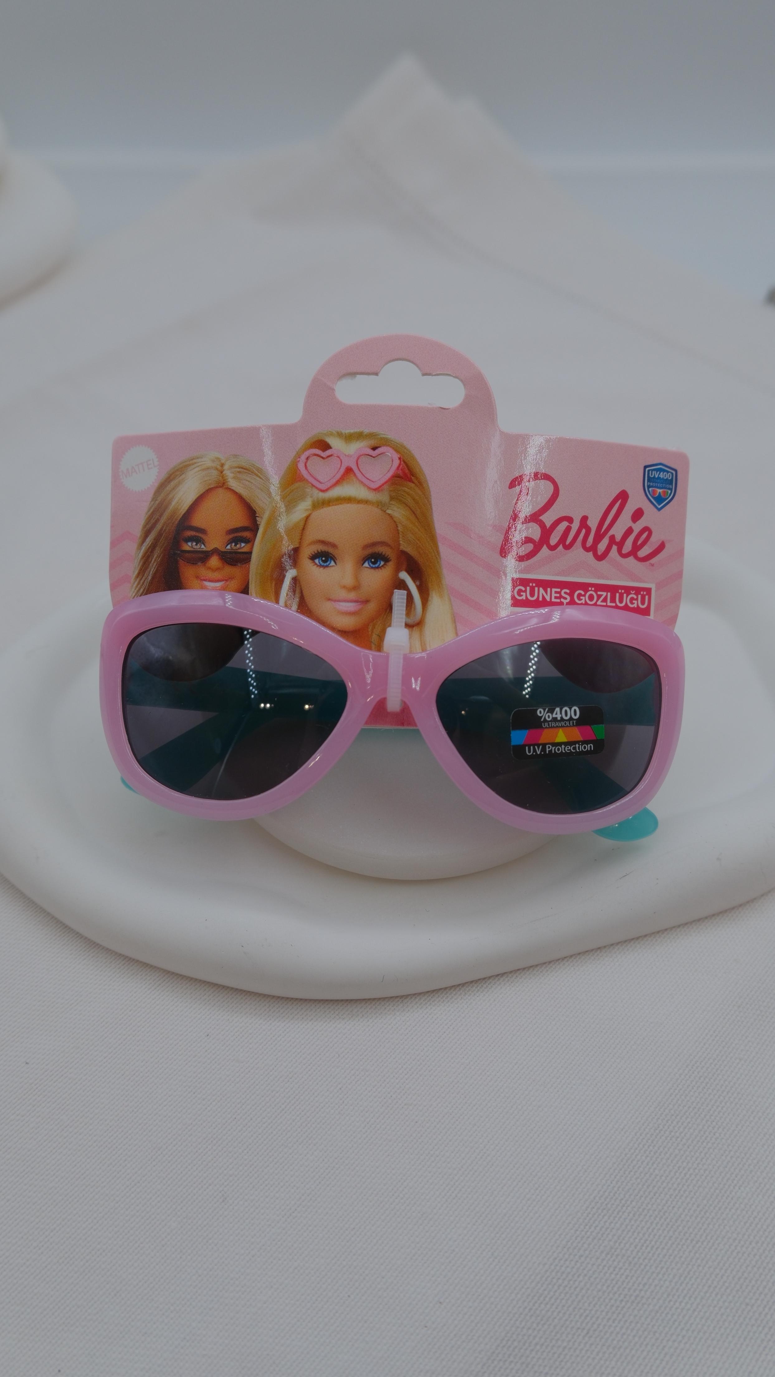 Pembe Barbie Temalı Çocuk Güneş Gözlüğü