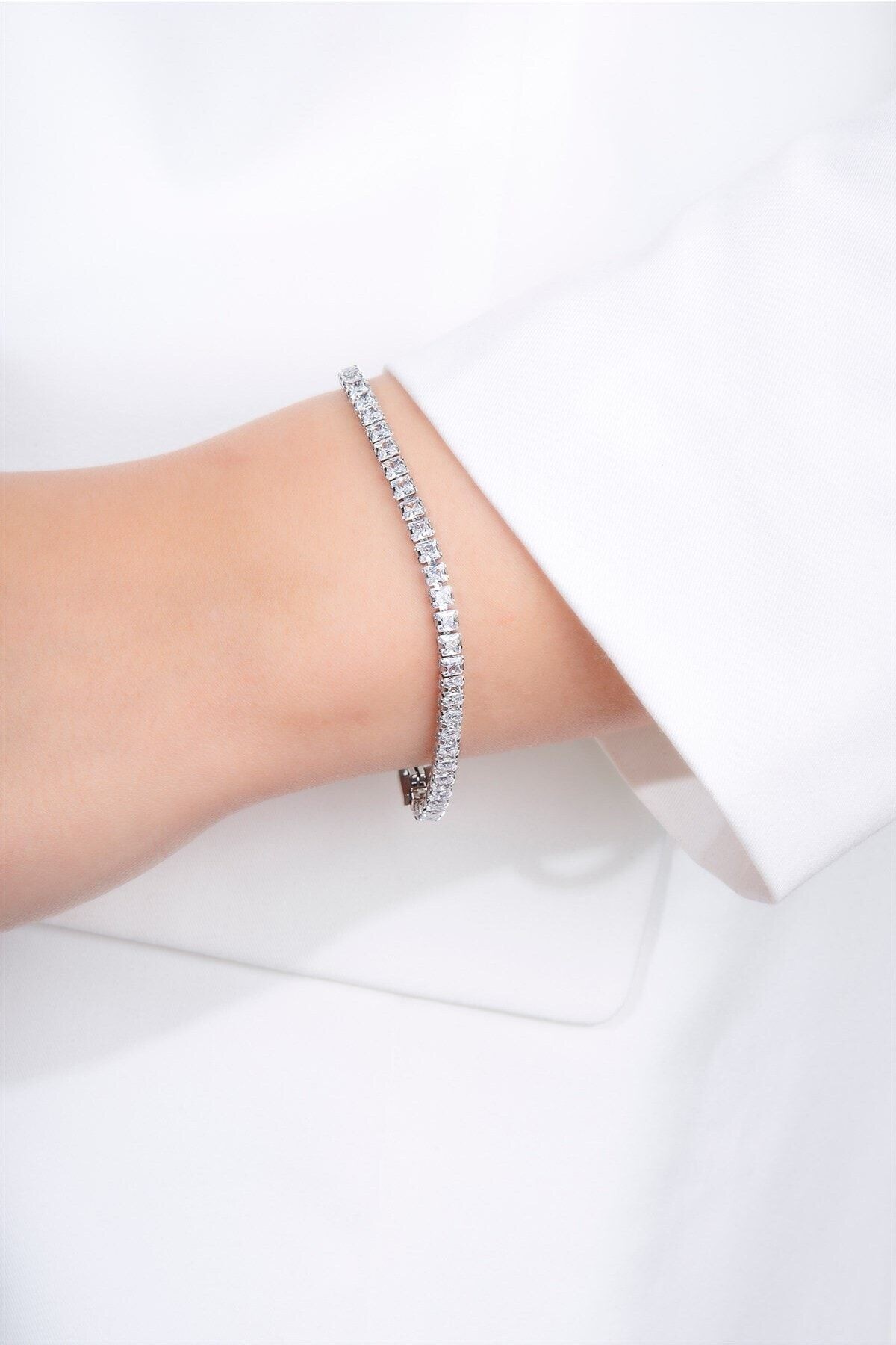 JR Silver Döküm 4MM Su Yolu Bileklik
