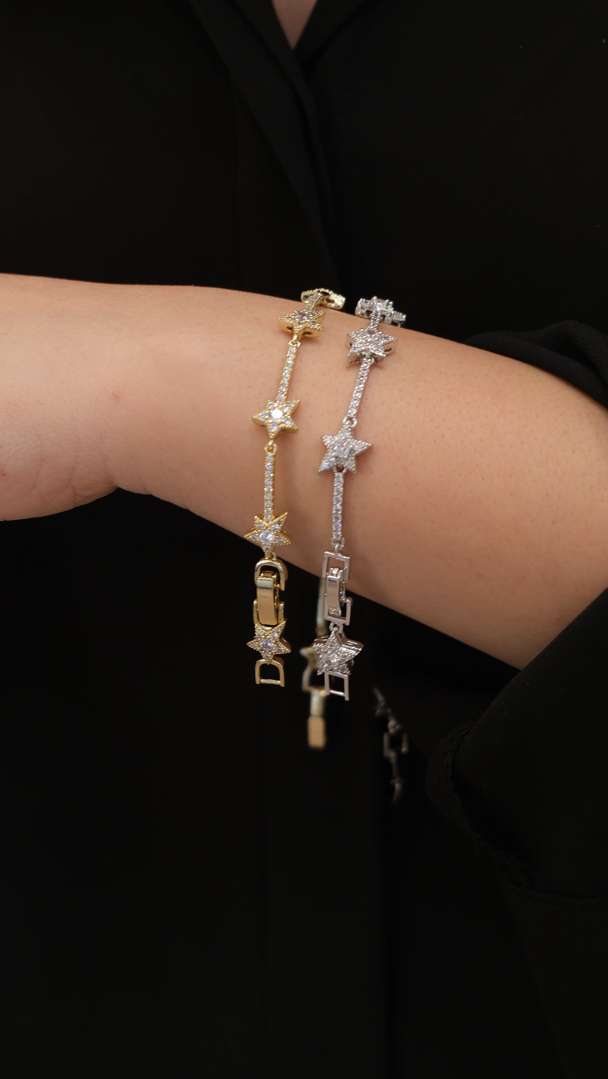 Full Zirkon Taş Yıldız Figür Bileklik