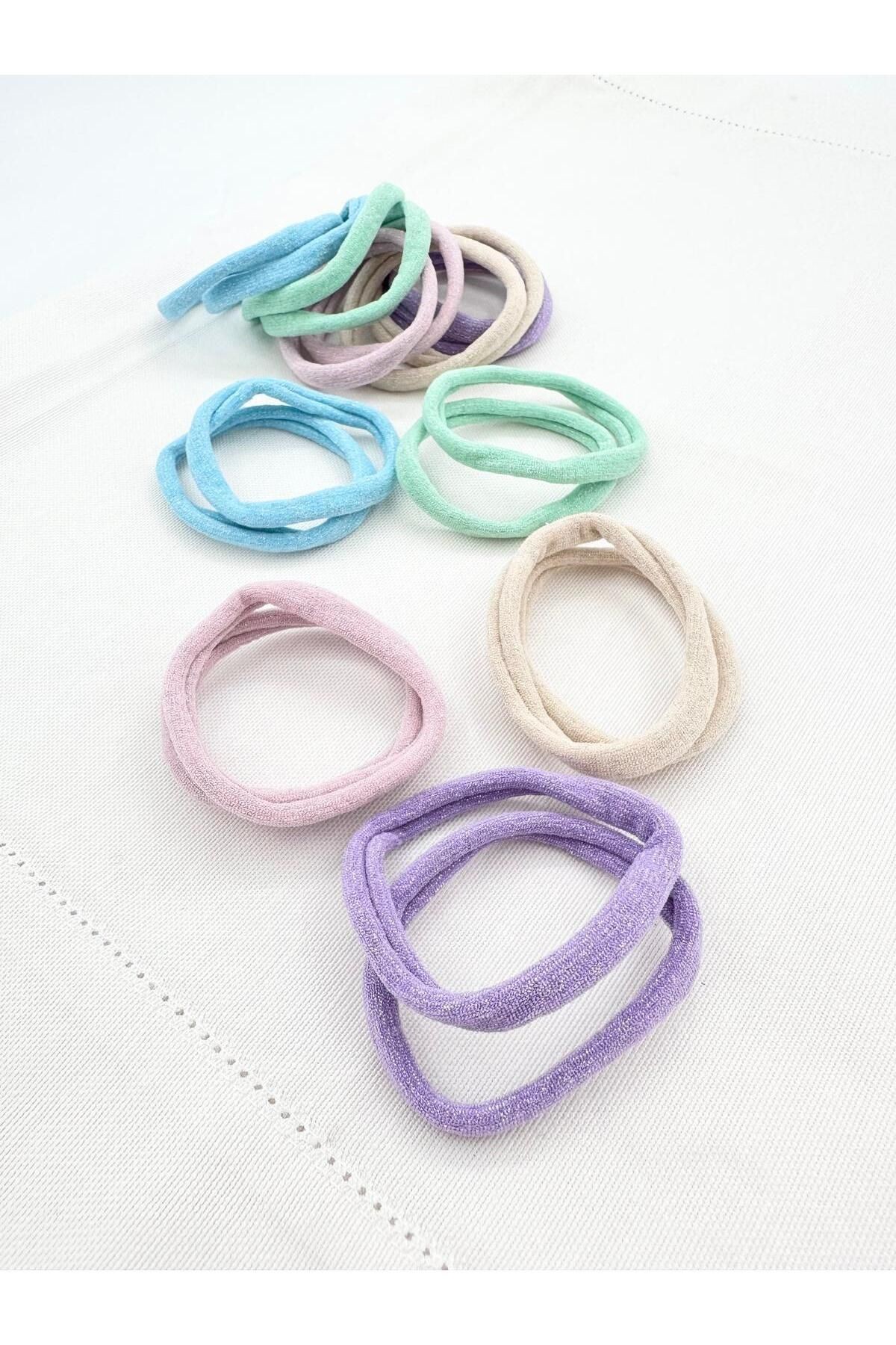Soft Renk Yumuşak 20 Adet Lastik Toka