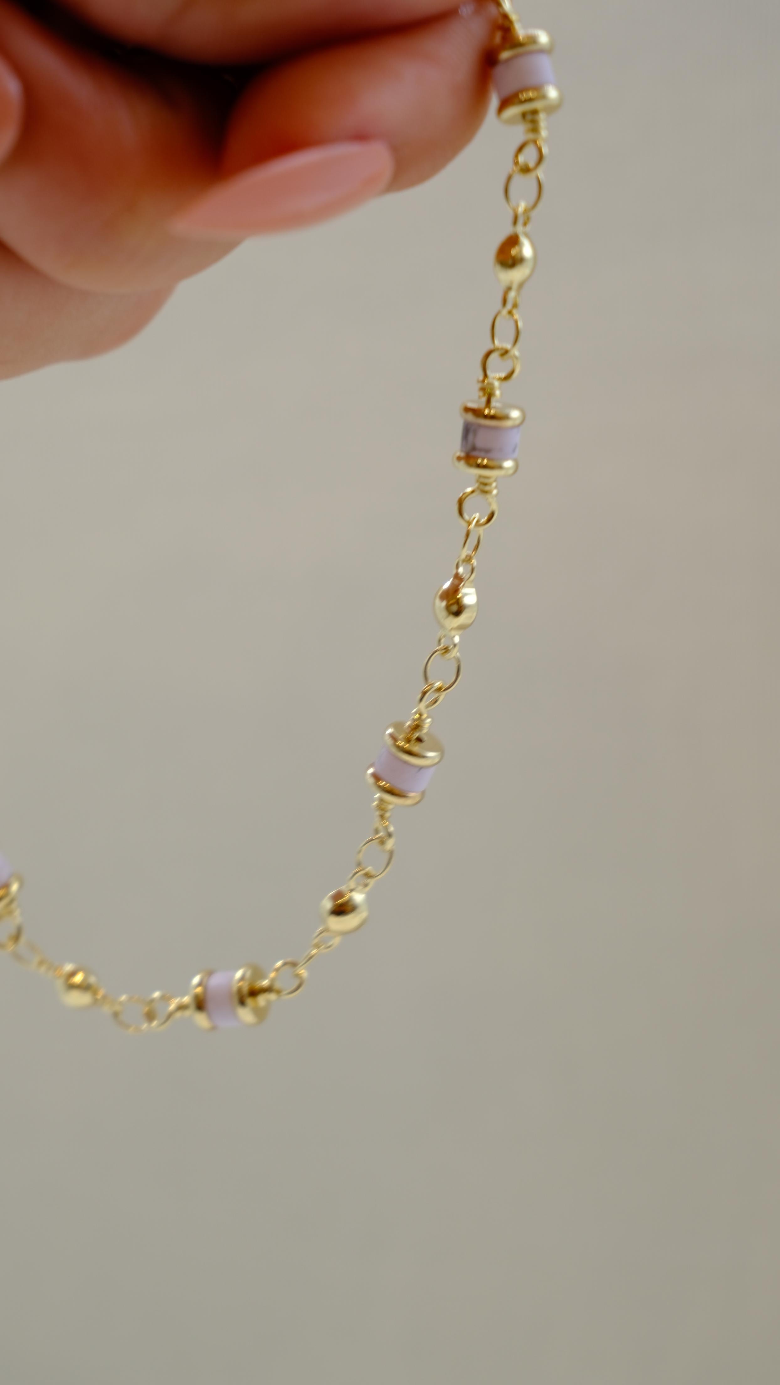 Gold Renkli Topçuk Detay Halhal - 1