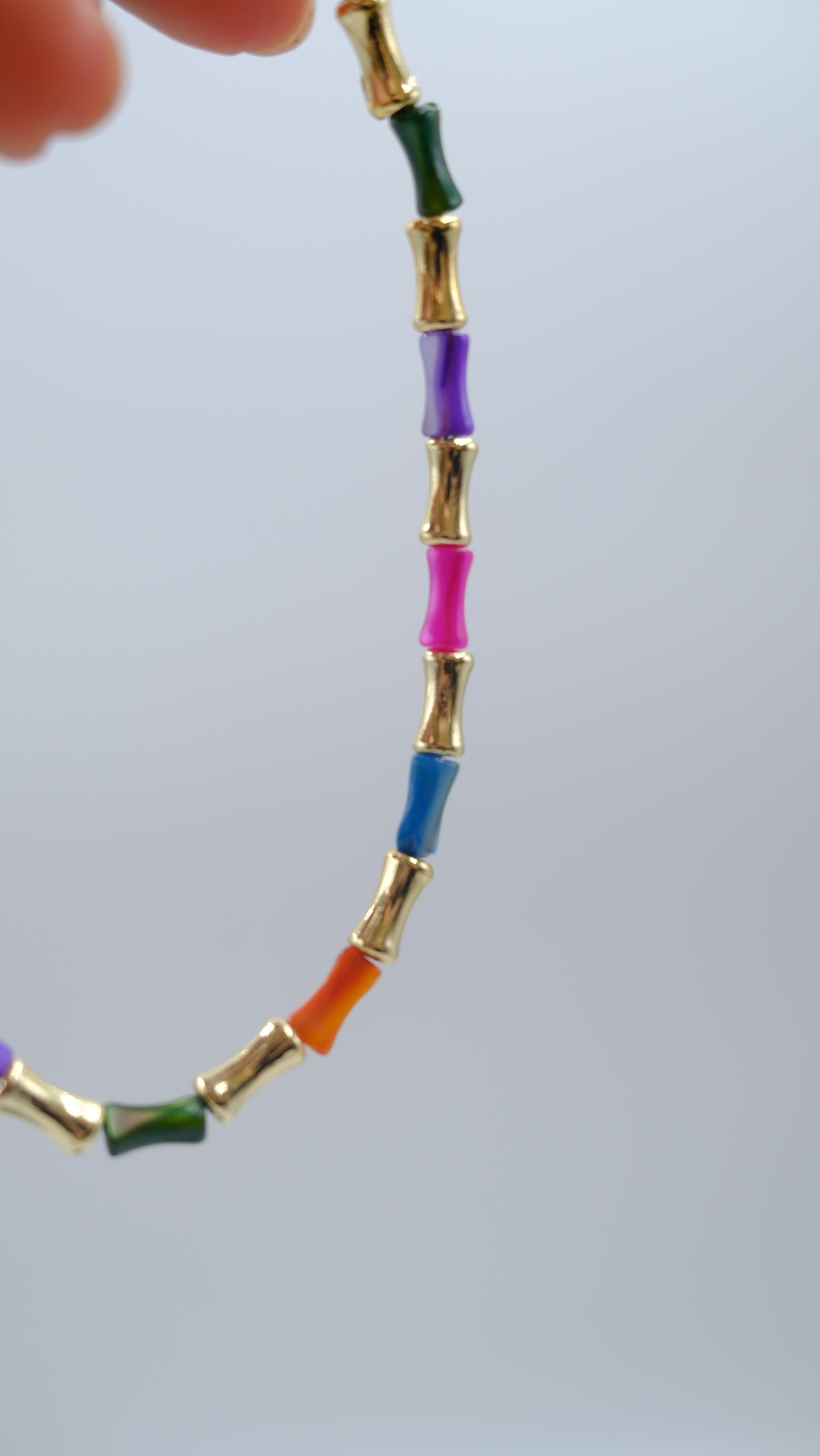 Gold Boru Plaka Rainbow Halhal