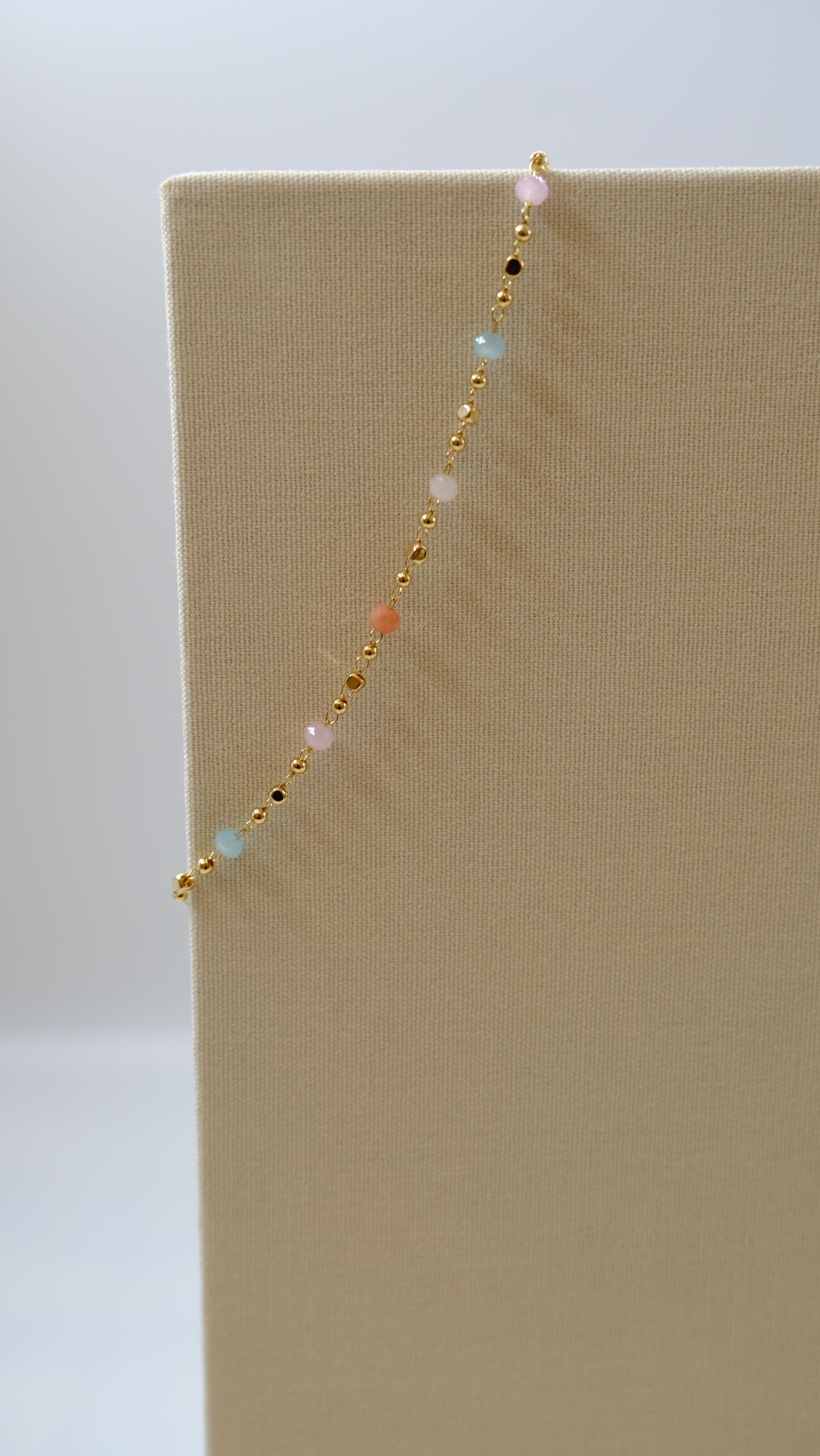 Gold Soft Kristal Boncuk Halhal