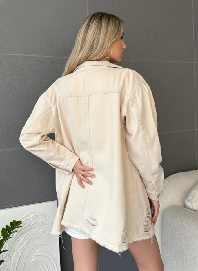 Oversize Gömlek Ceket     