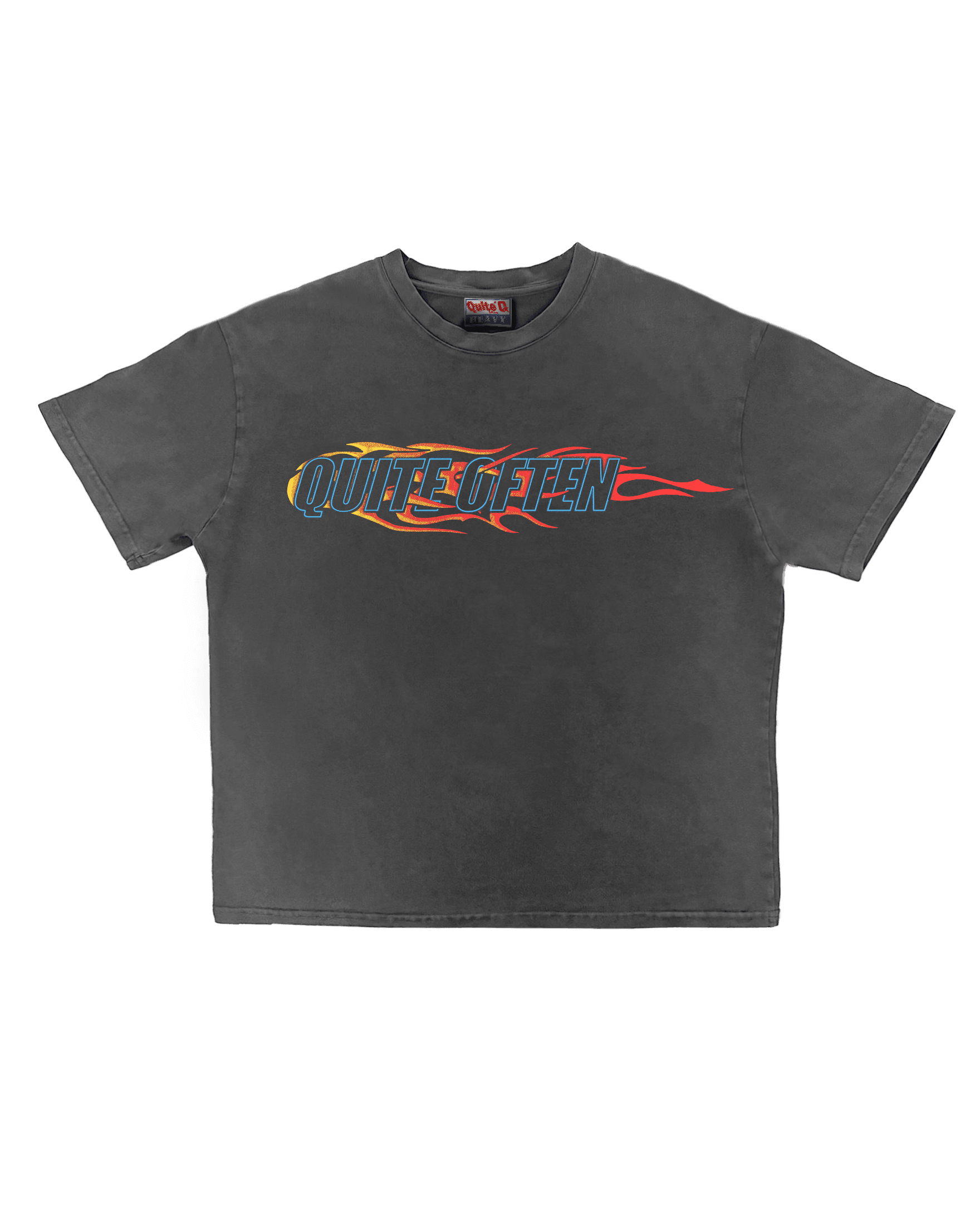 Grey Flame Logo Tee