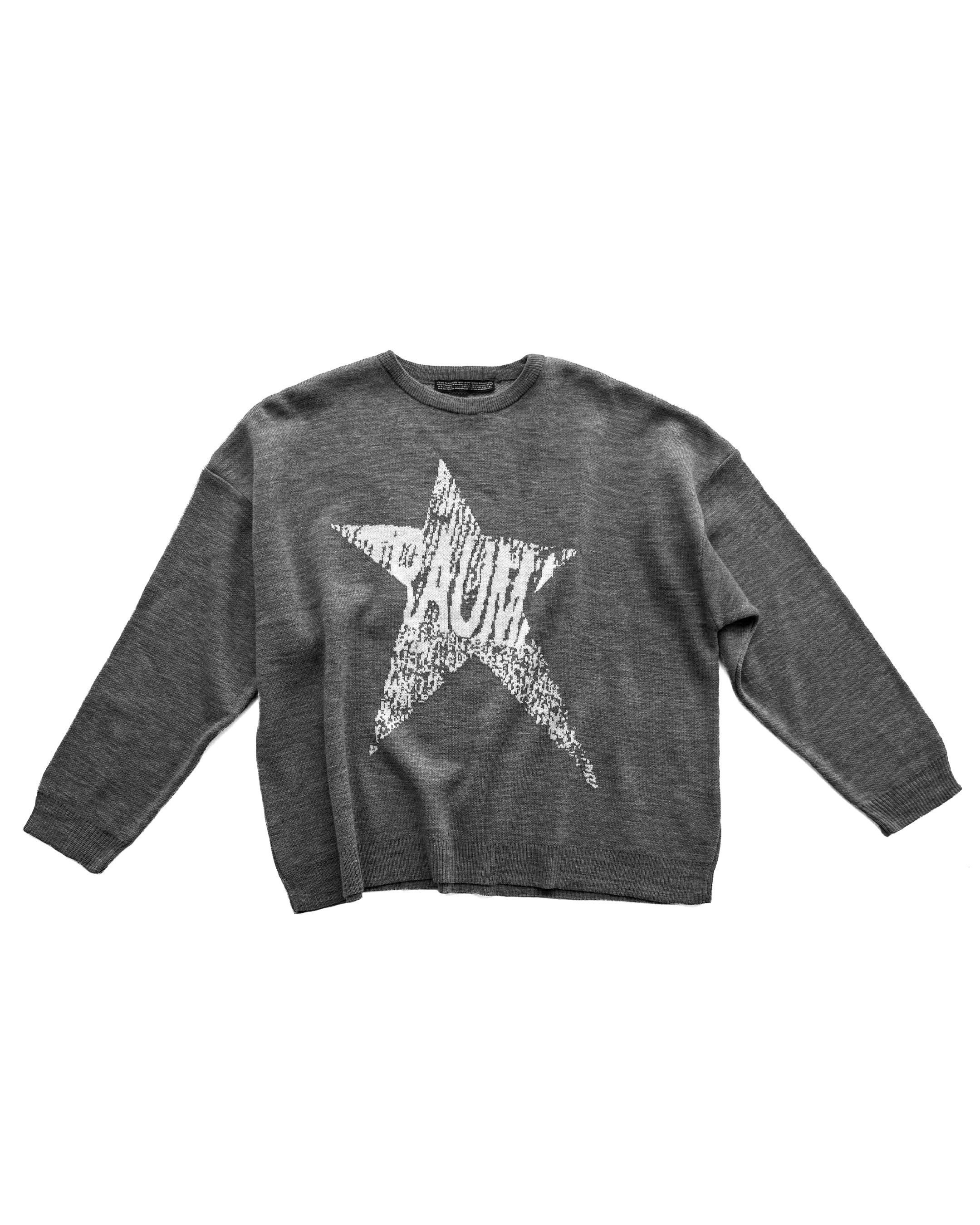 Grey Trauma Star Knit