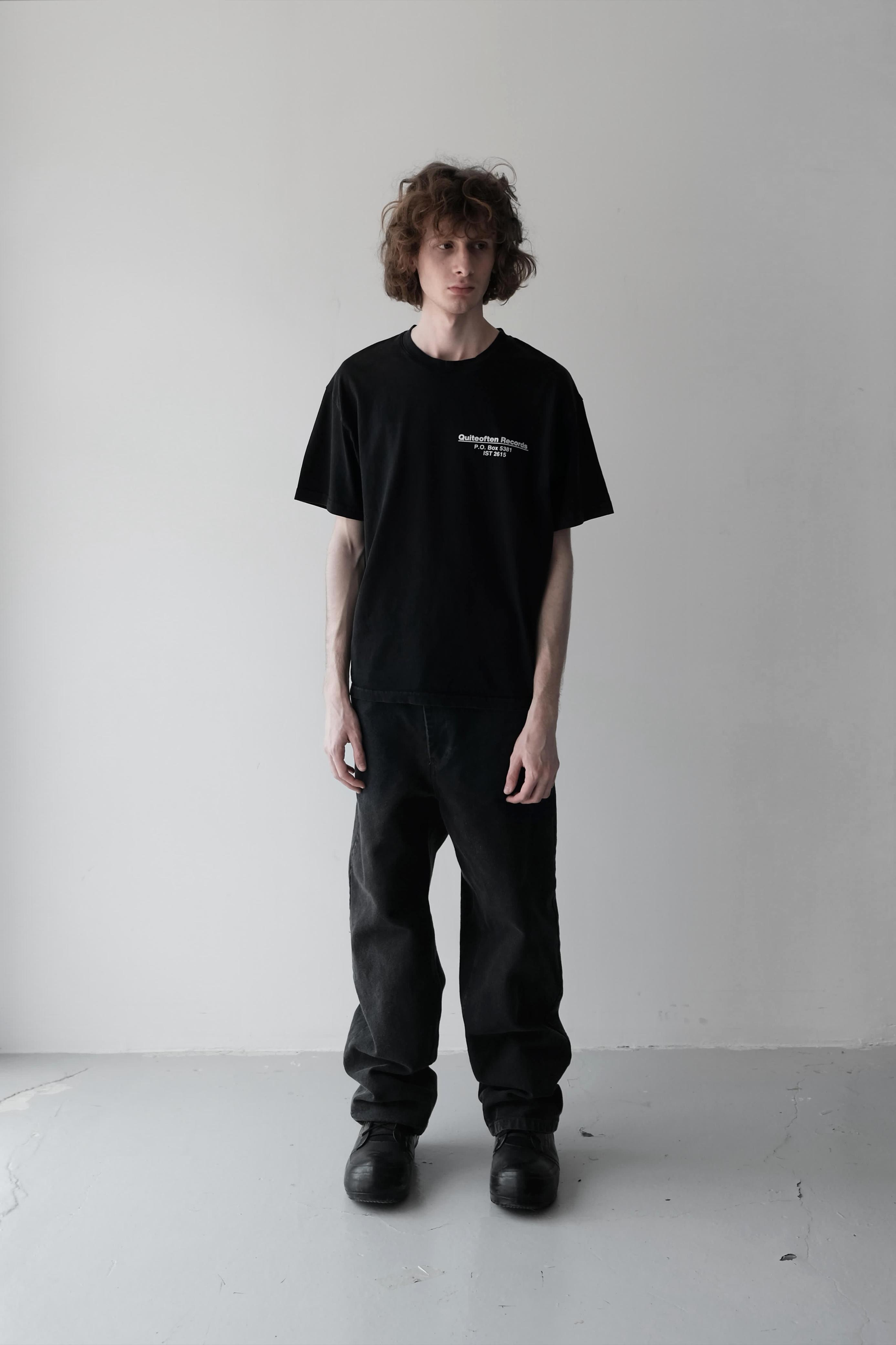 Records Tee Black