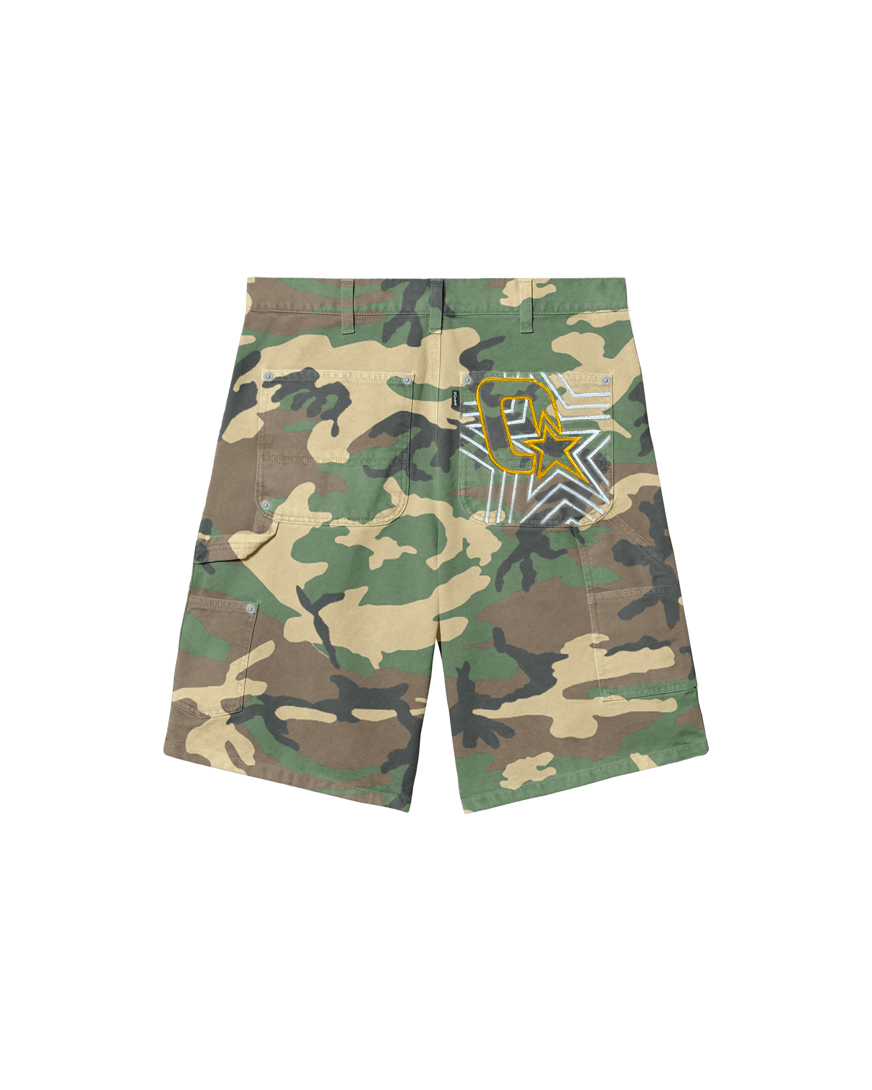 Camo Double Knee Shorts