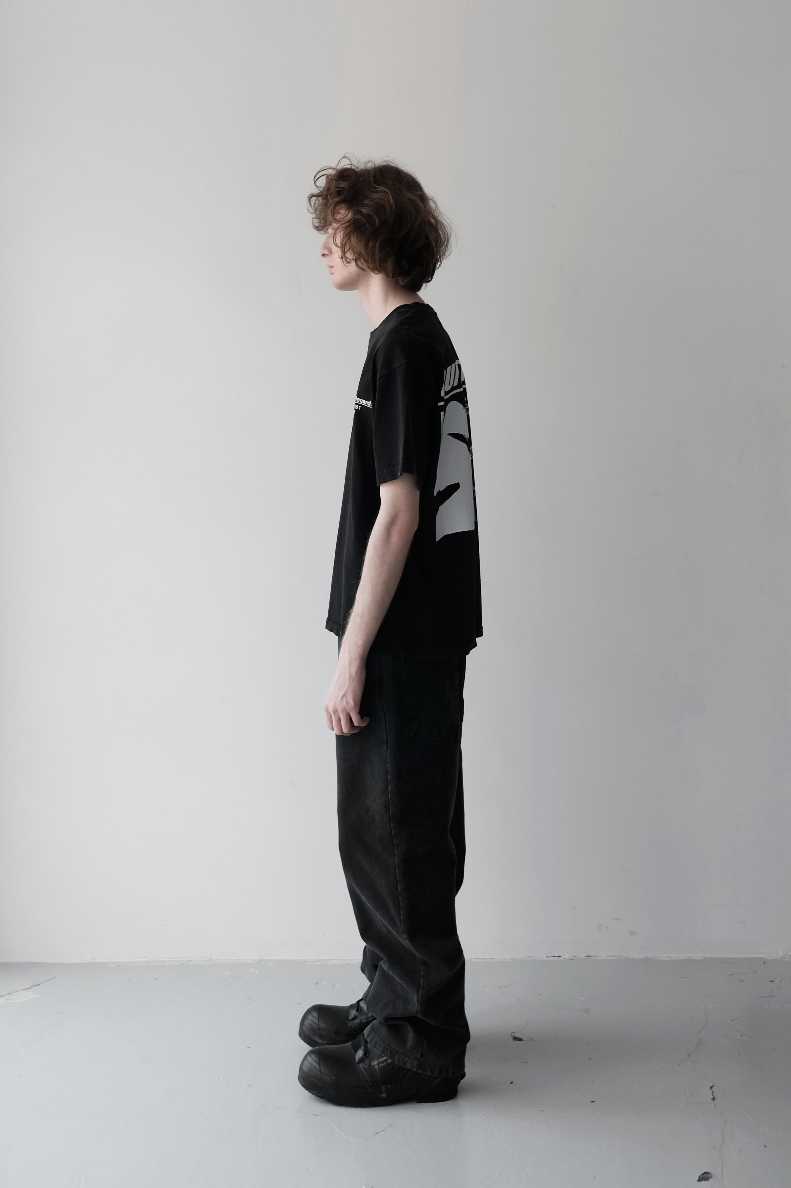 Records Tee Black