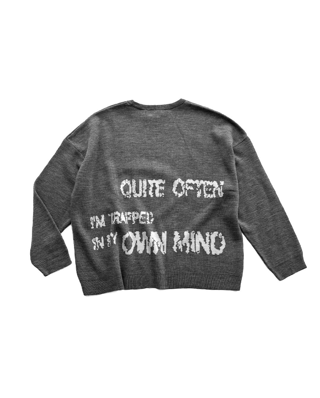 Grey Trauma Star Knit