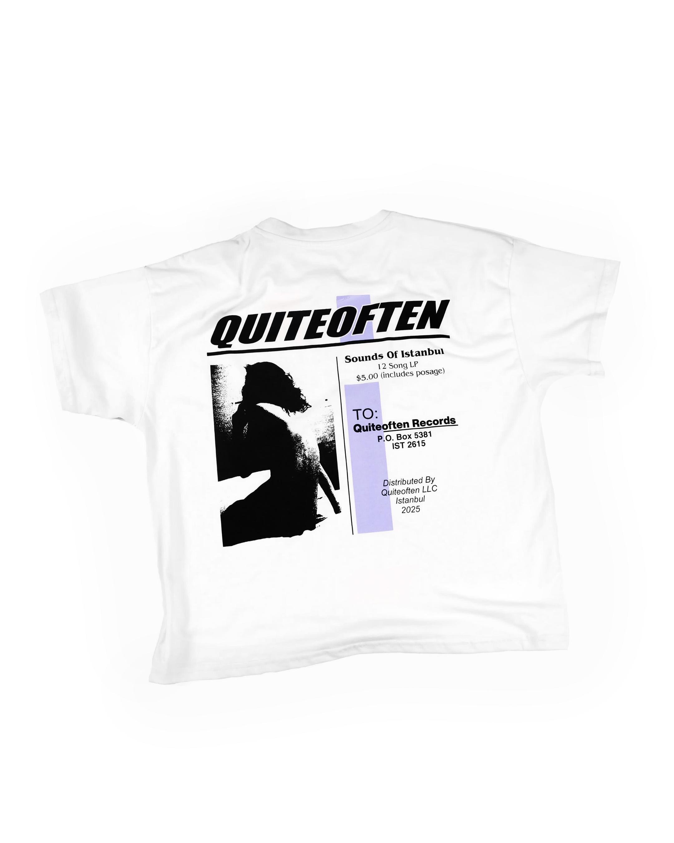 Records Tee White