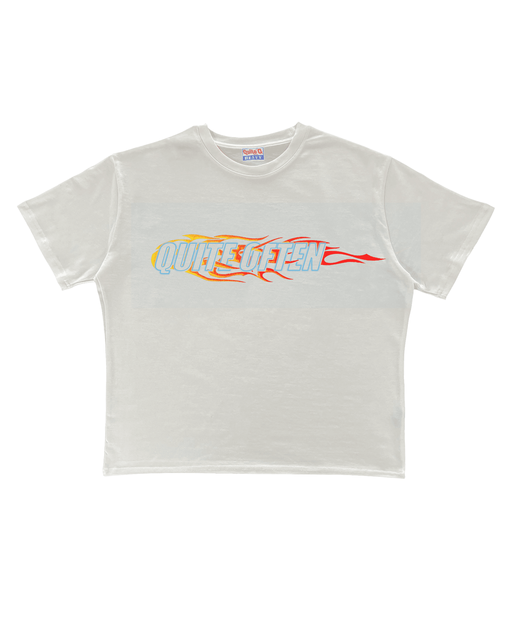 White Flame Logo Tee