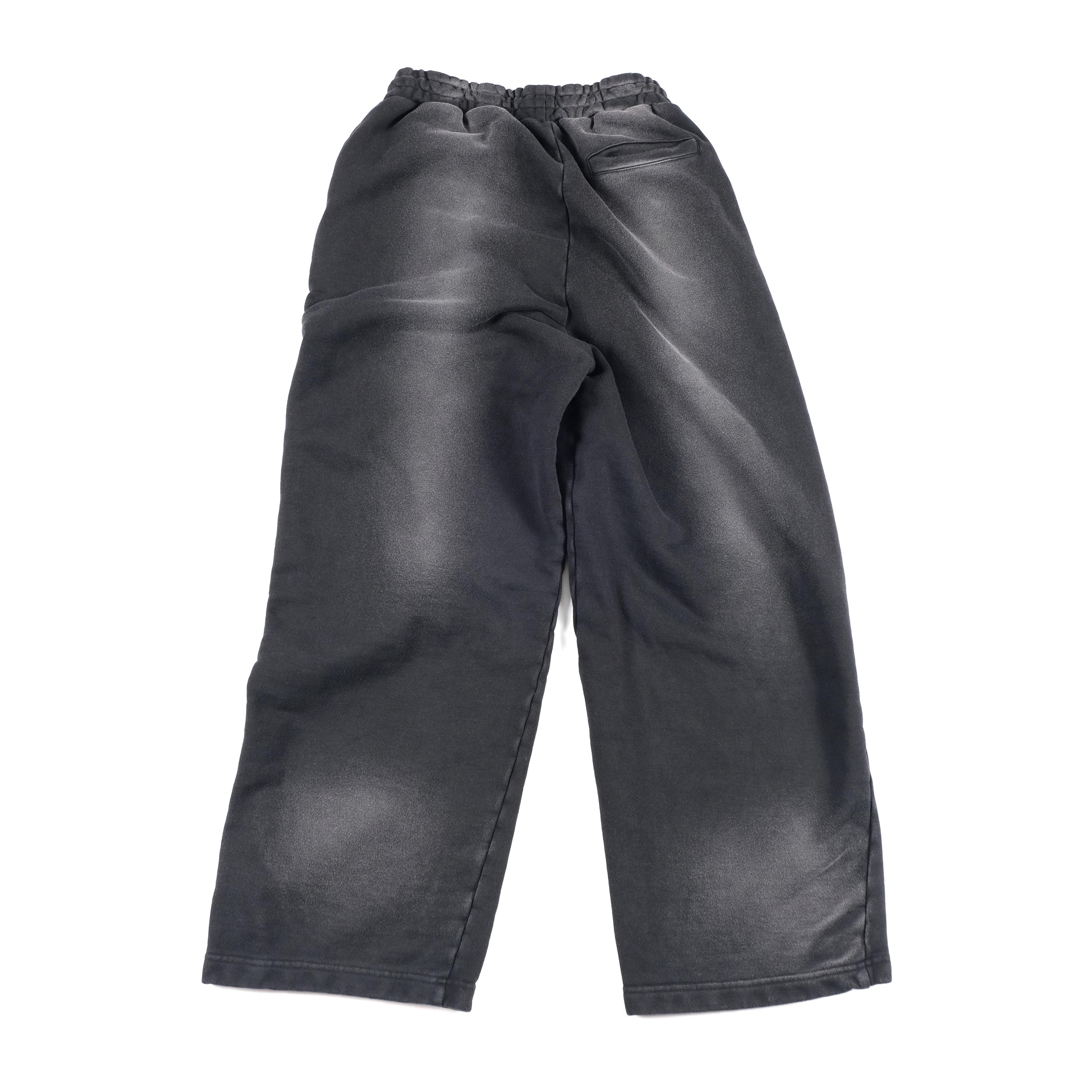 Black Faded Sweatpants