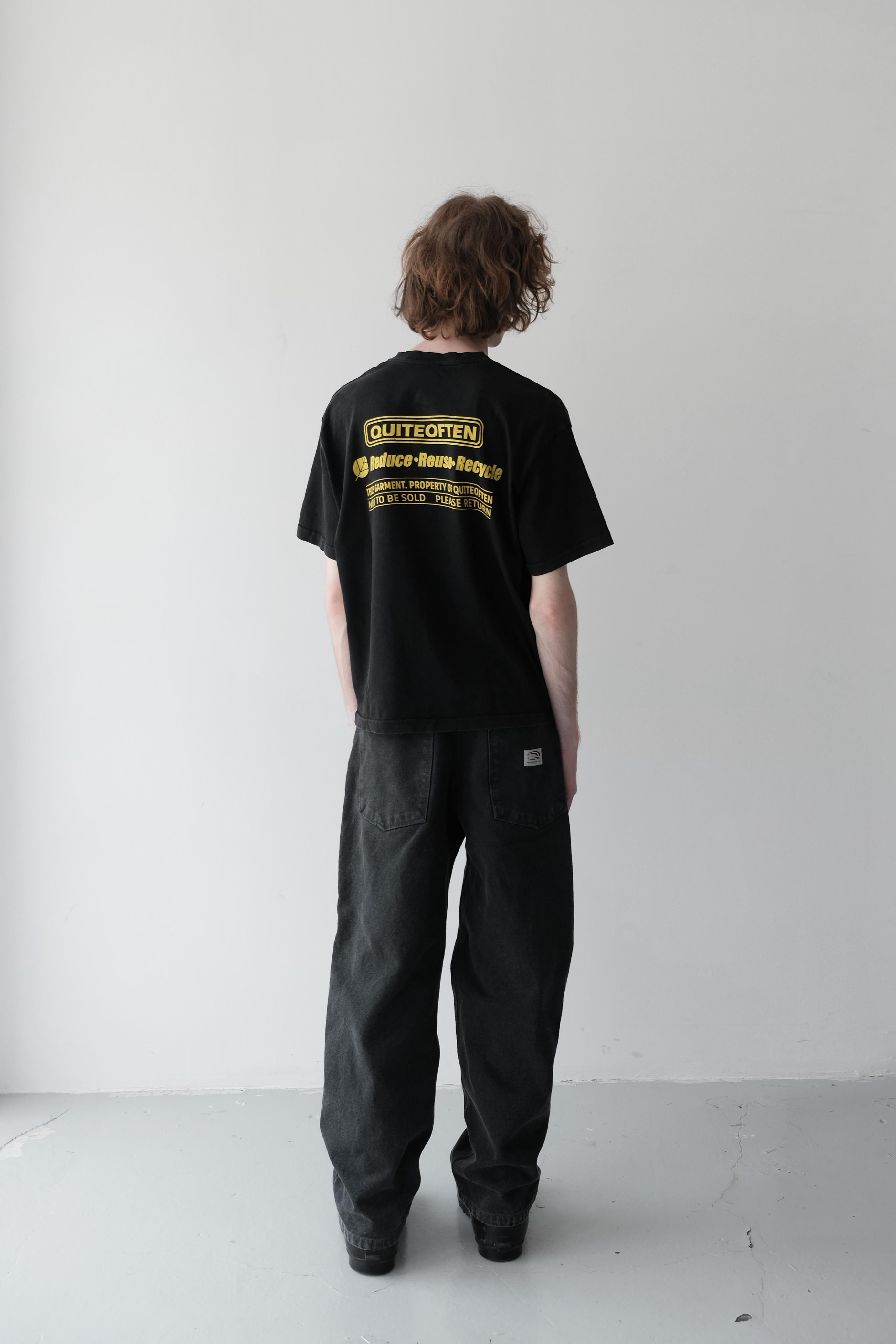 Recycle Tee Black