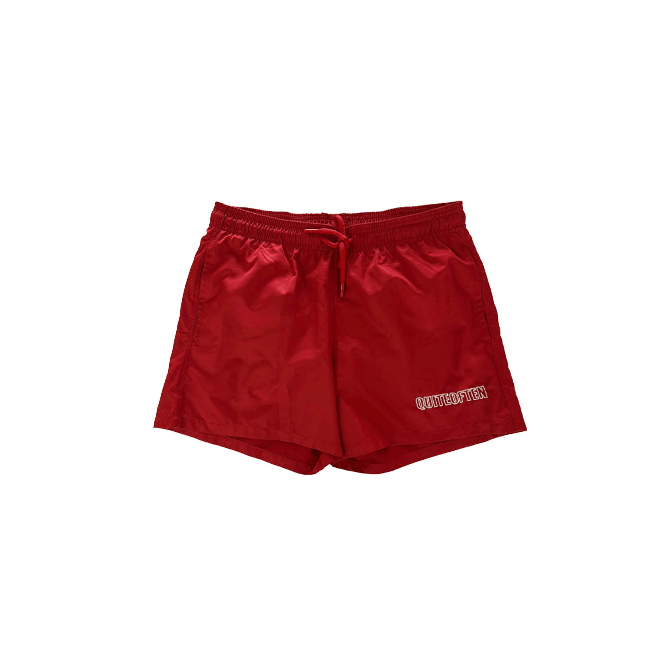 Red Swimwear Shorts